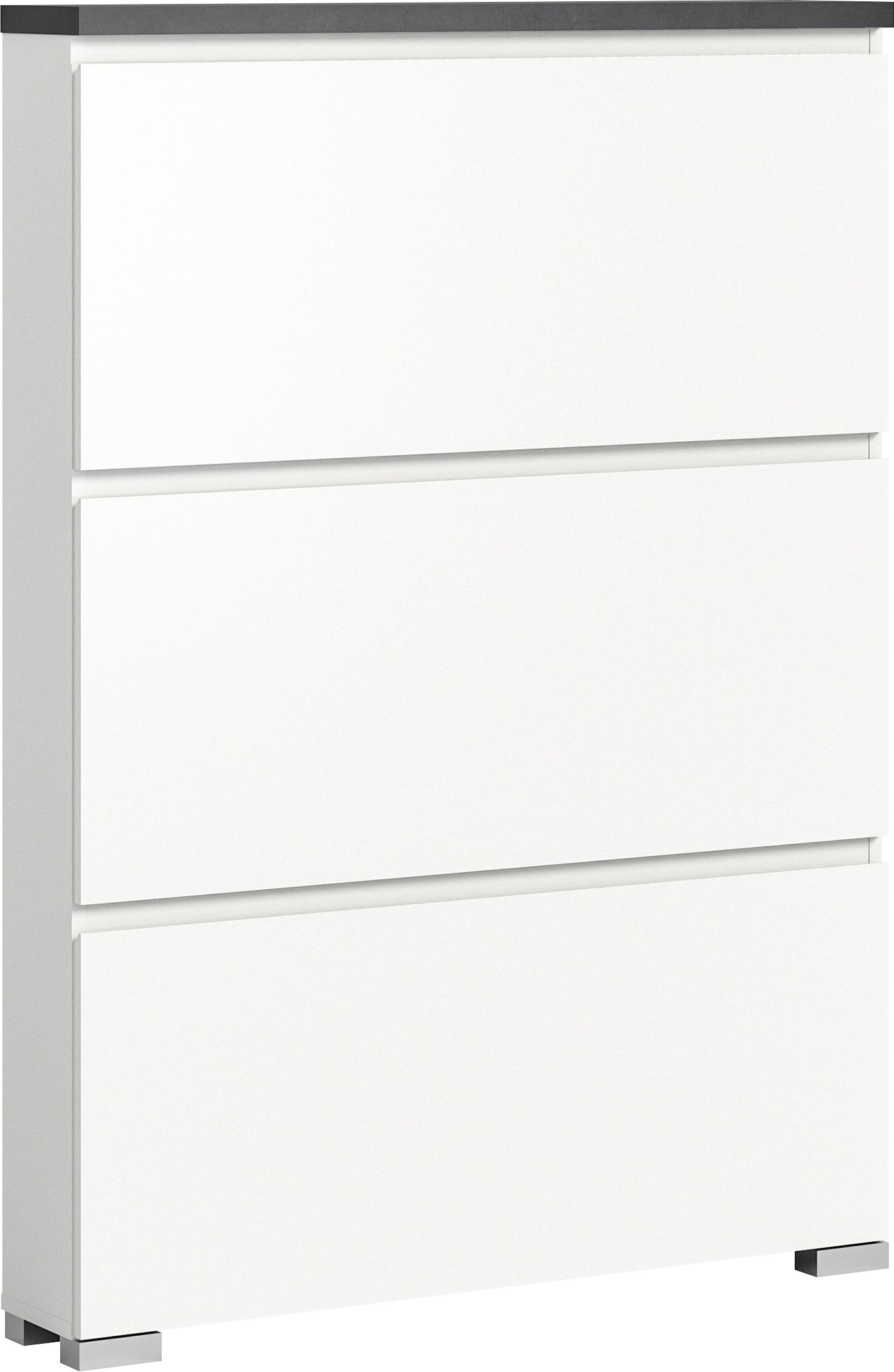 INOSIGN Schuhschrank »Skoskap, Tiefe 18cm, 3 Klappen mit Schuhwalze, Platz für 12 Schuhpaare«, Schuhkipper, Schuhkommode, Schuhregal, Kommode, Anrichte