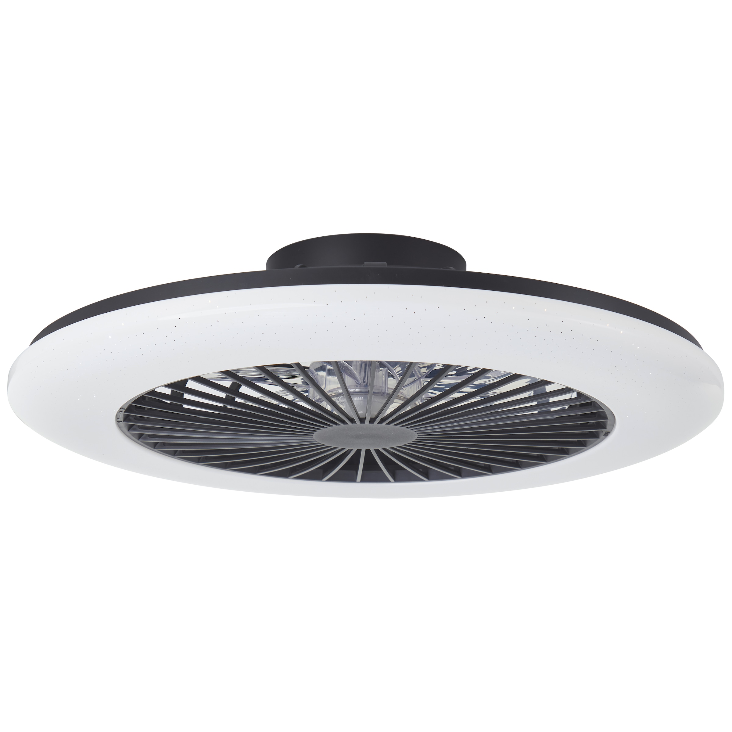 Brilliant LED Deckenleuchte »Salerno« LED-Modul 1 Stk. RGB | warmweiß - kaltweiß 58 cm mit Ventilator, 6800 lm, dimmbar, RGB, CCT