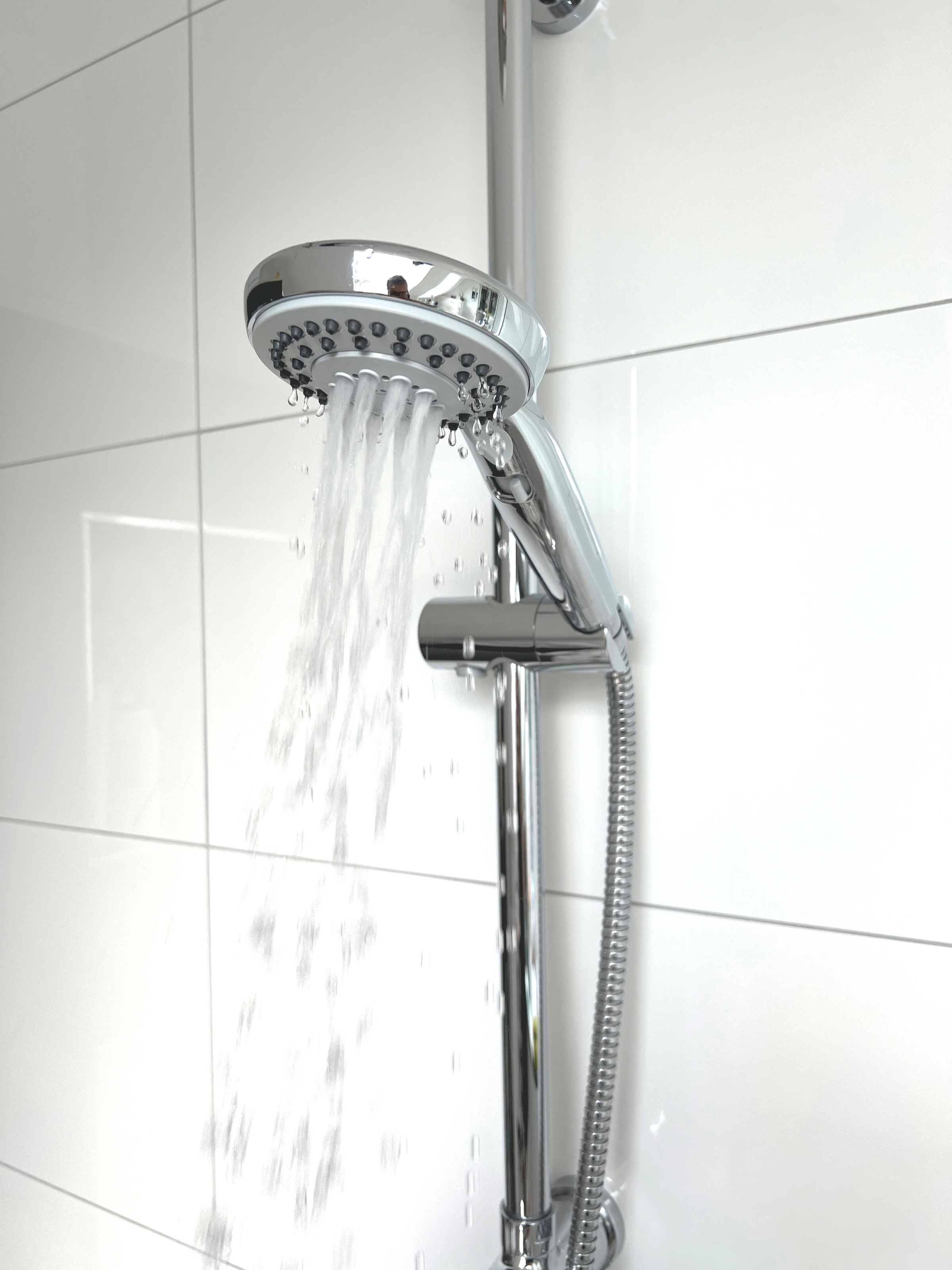ADOB Handbrause »Vento N Stop«, (1 tlg.), 5-strahlig plus Wasserstoppfunktion, Ø 10 cm, Designklassiker