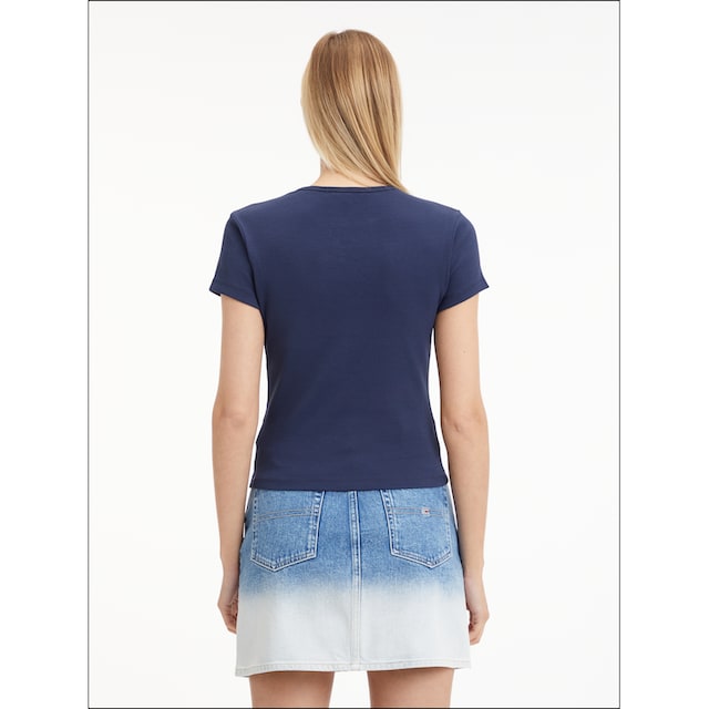 mit Jeans bei SS«, Tommy RIB ESSENTIAL T-Shirt Jeans BBY »TJW Logo-Flag ♕ Tommy