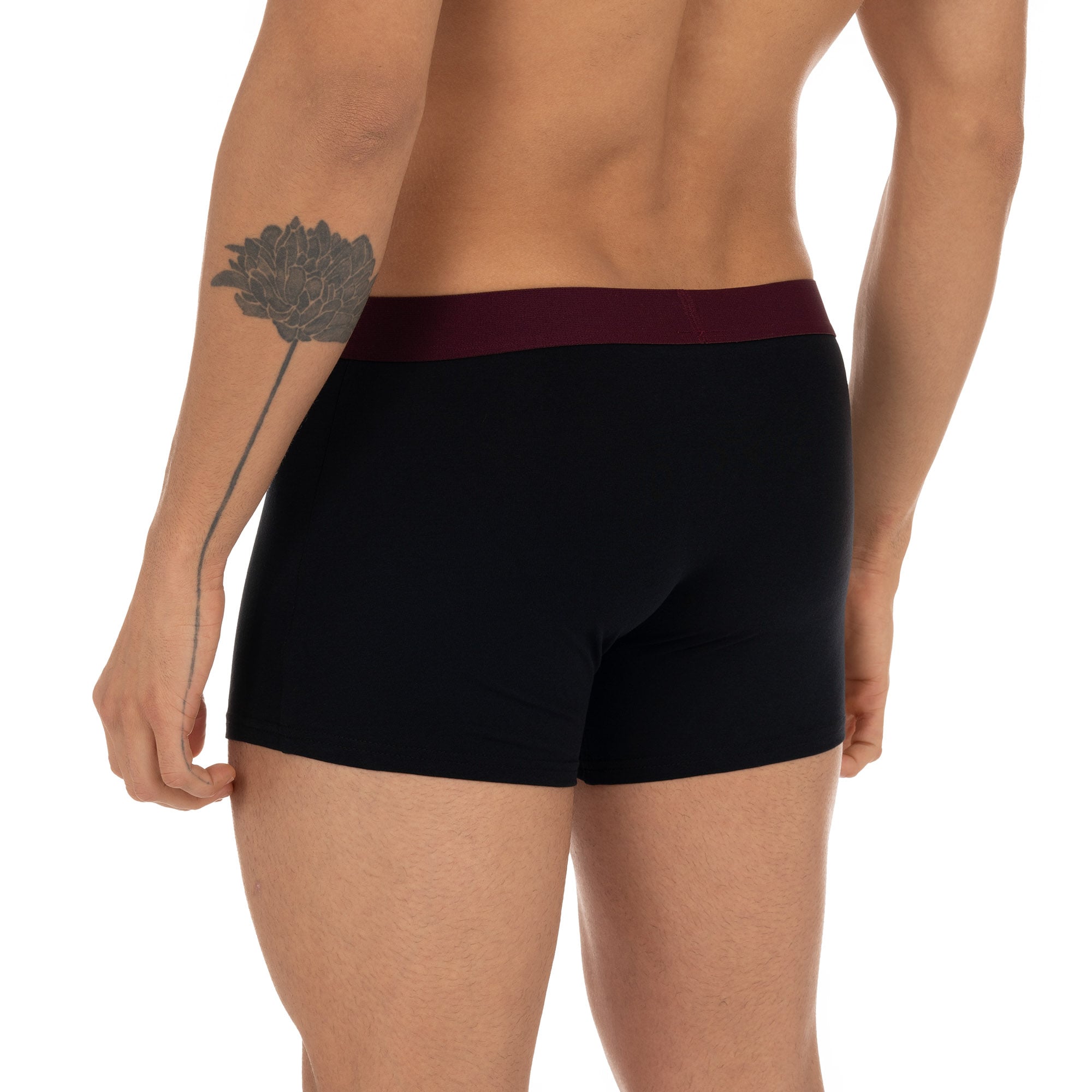 Bruno Banani Boxershorts »FLOWING« 2er Pack,  mit kontrastfarbenem Bündchen