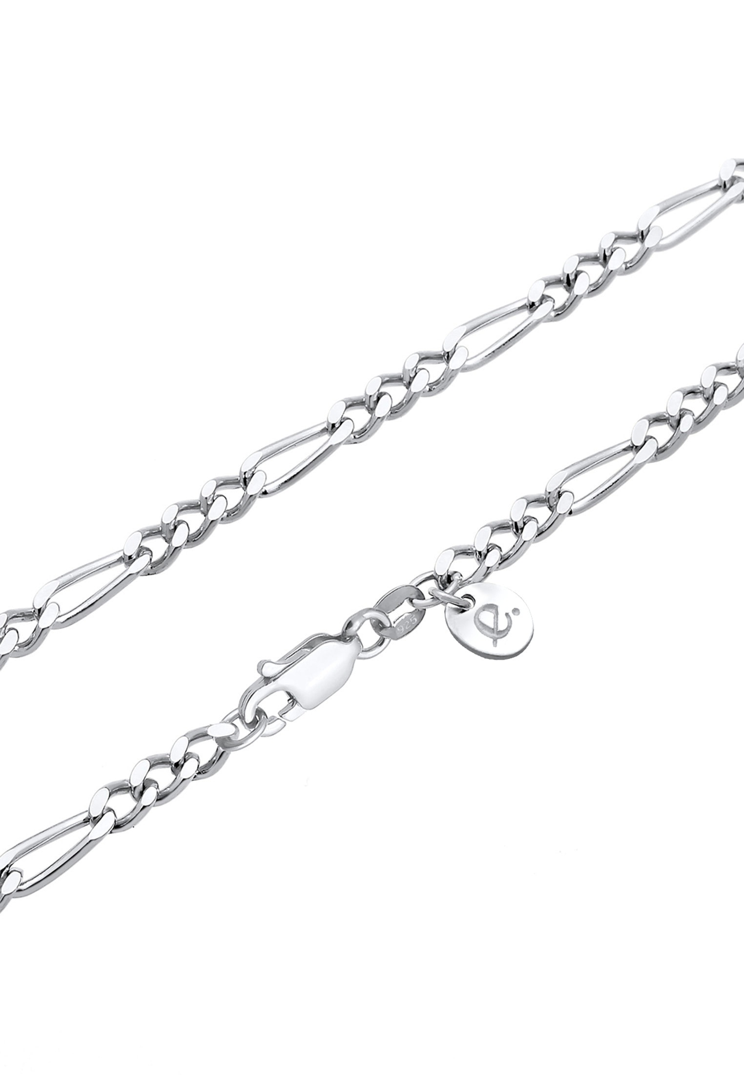 Elli Premium Kette ohne Anhänger »Halskette Choker Figarokette 925 Silber«