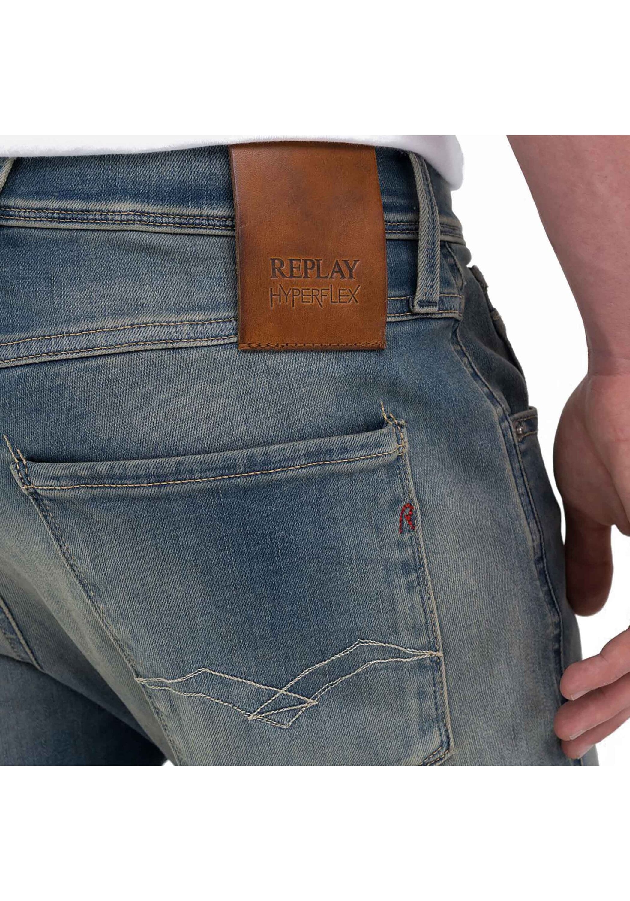 Replay Regular-fit-Jeans »Jeans Hyperflex Stretch ANBASS«