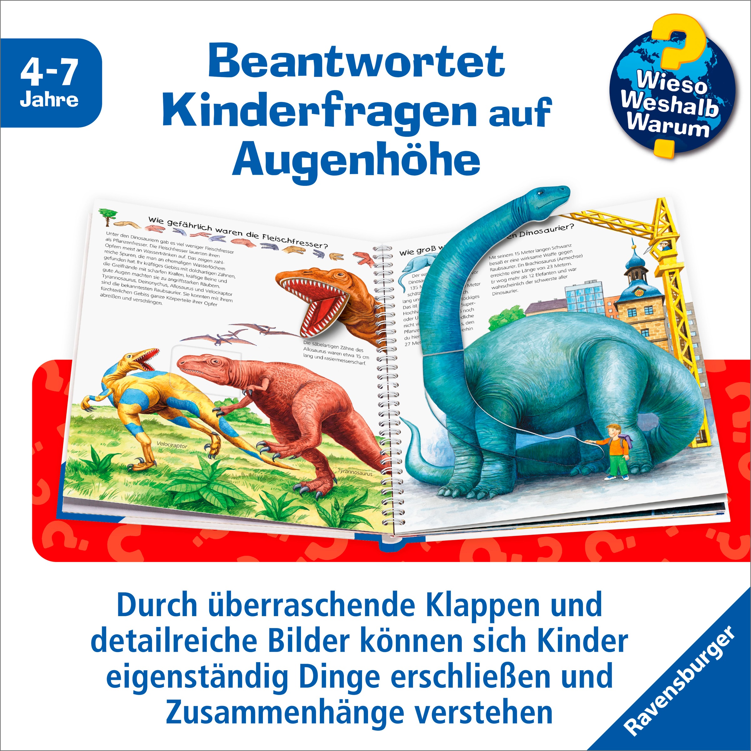 Ravensburger Buch »Wieso? Weshalb? Warum?, Band 12: Alles über Dinosaurier«