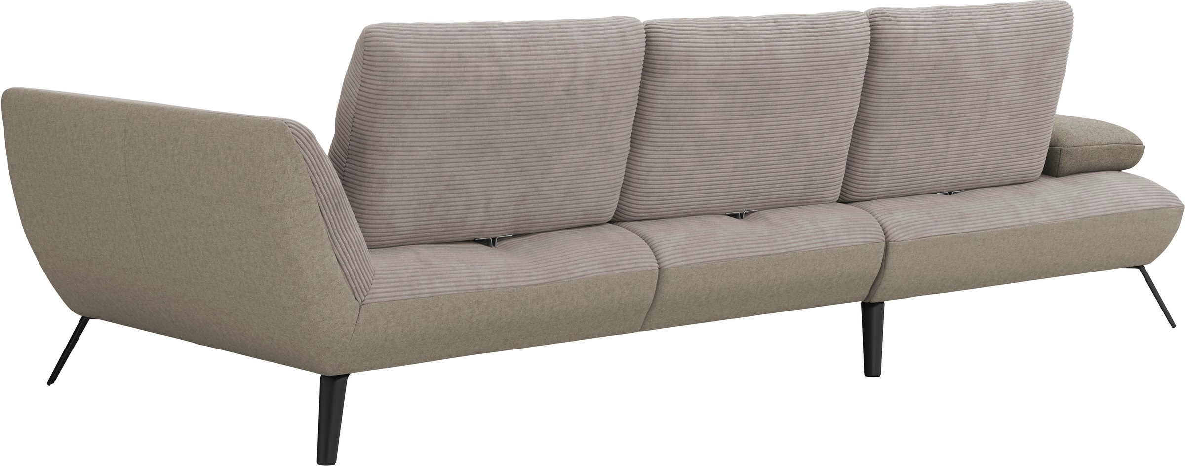 Places of Style Ecksofa »Mikado L-Form«, inkl. Sitztiefenverstellung und Armteilverstellung