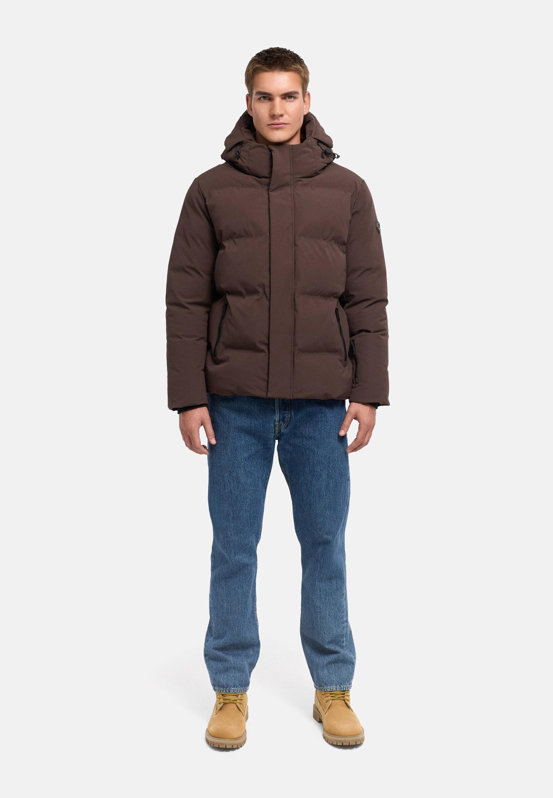 Stone Harbour Winterjacke »Winterjacke Nerioo XX« mit Kapuze Herren Jacke im Stepp-Materialmix mit Kapuze