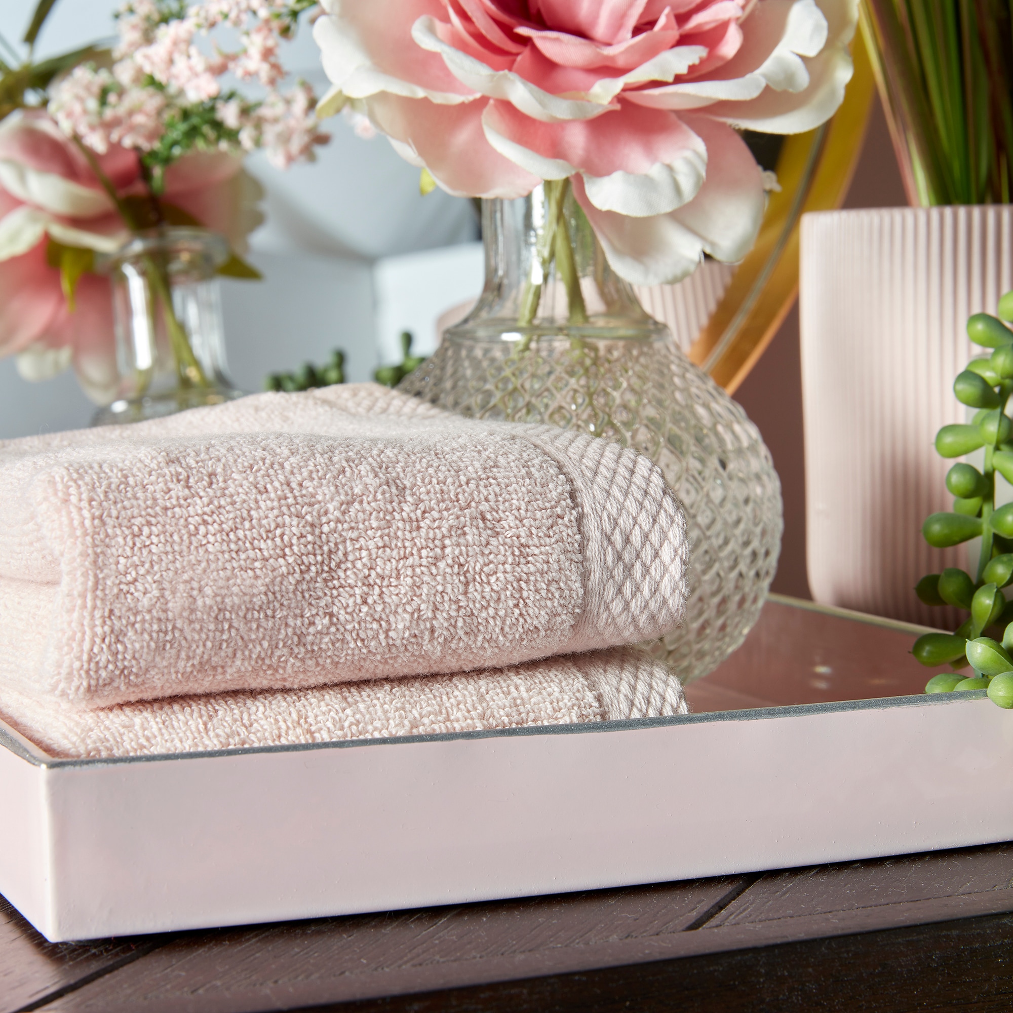 Christy Handtücher »LUXE«, (2 St., 2er Set Handtücher 50 x 100 cm), Luxus Handtücher in Premium Qualität mit 730g/m², 50x100cm, 2er Set