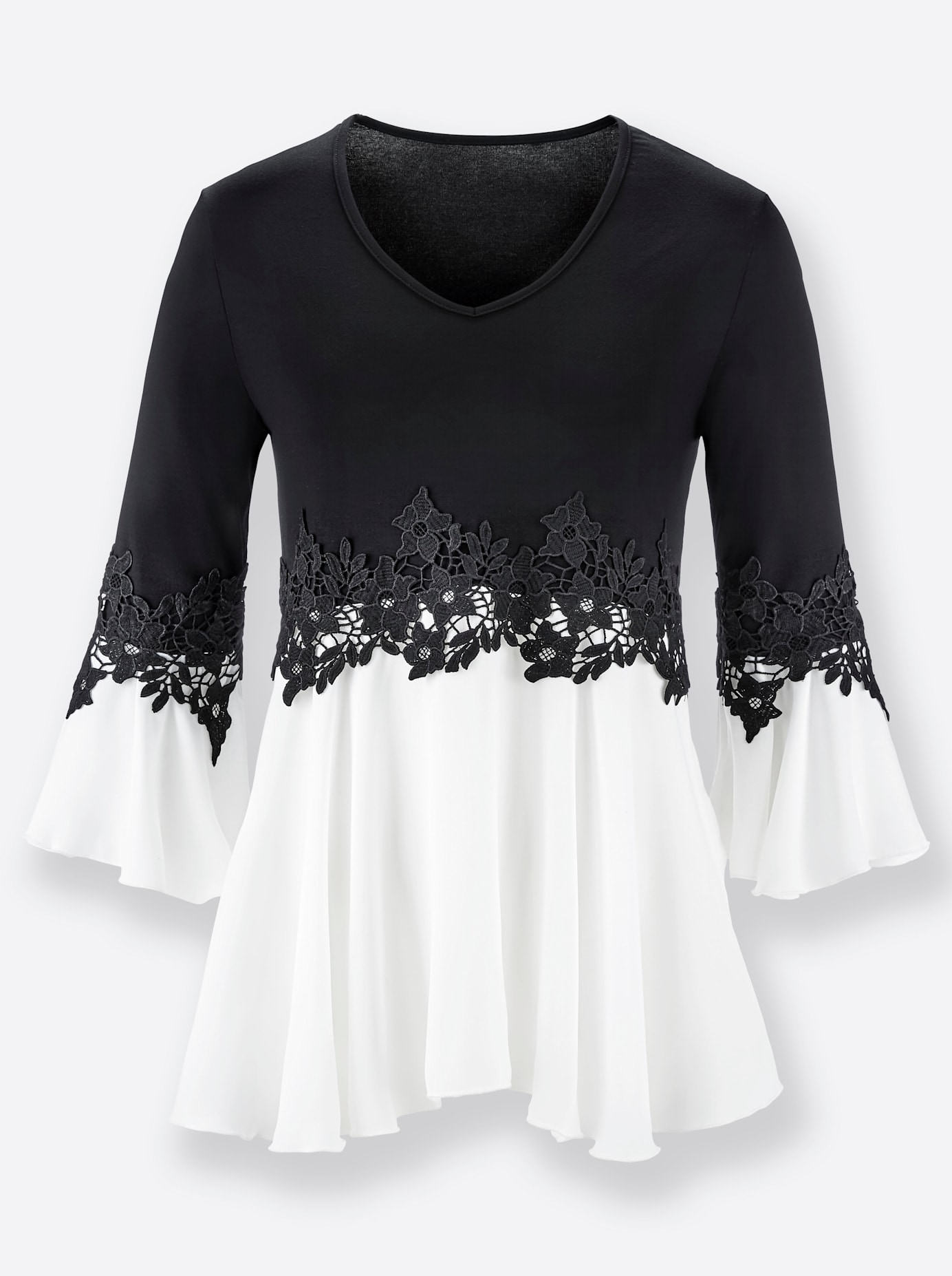 Lady V-Shirt »Shirt«, (1 tlg.)