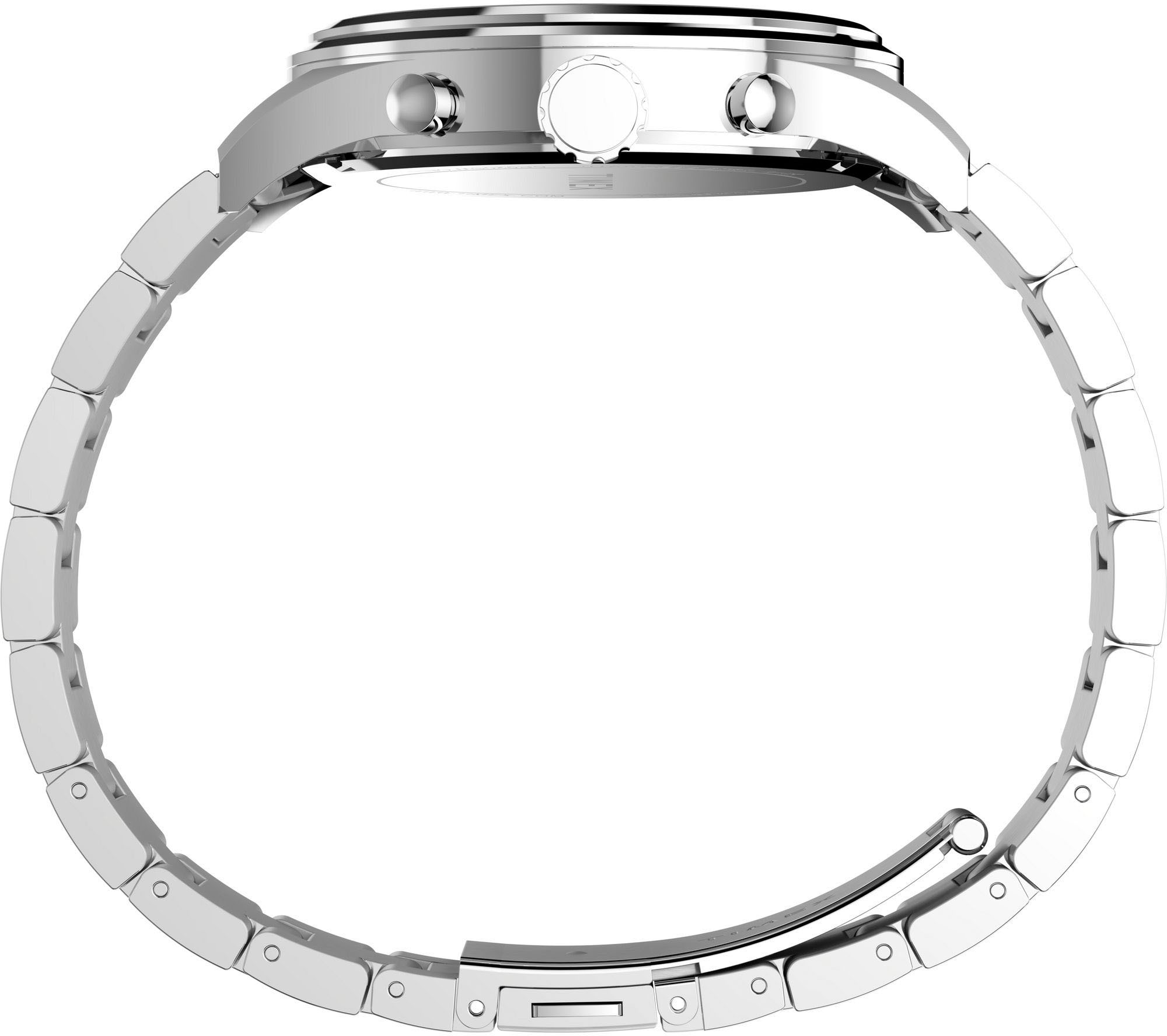 Timex Chronograph »DRESS CHRONO«, Quarzuhr, Armbanduhr, Herrenuhr,Edelstahlarmband,Stoppfunktion,Tag