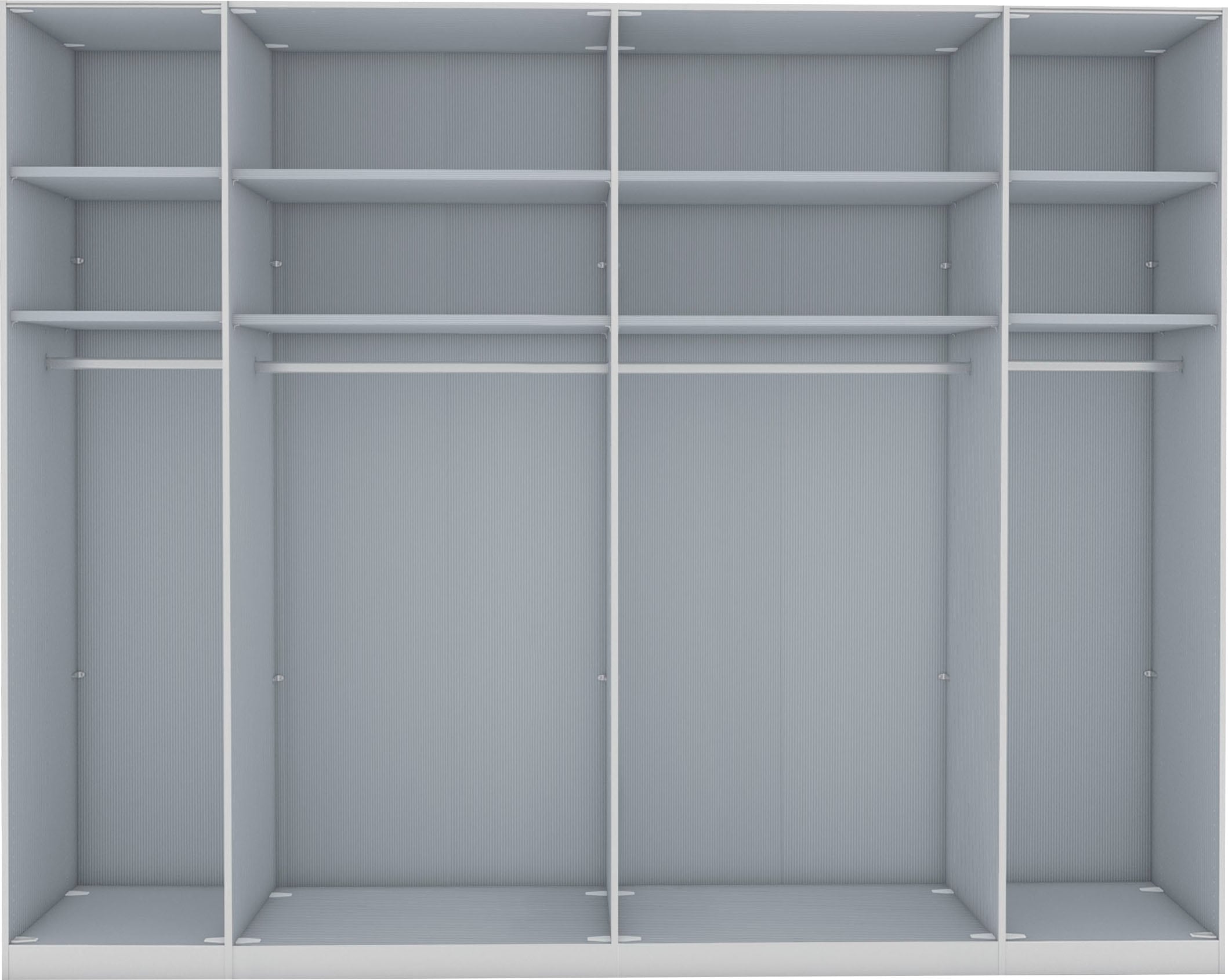 WIEMANN Drehtürenschrank »Monaco« mit Glasfront sowie hochwertige Beschläge inkl. Dämpfung