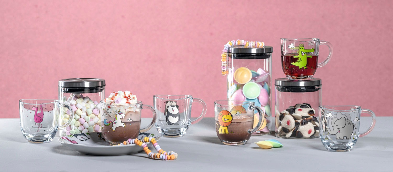 LEONARDO Tasse »BAMBINI Einhorn«, (Set, 6 tlg.), 280 ml, 6-teilig