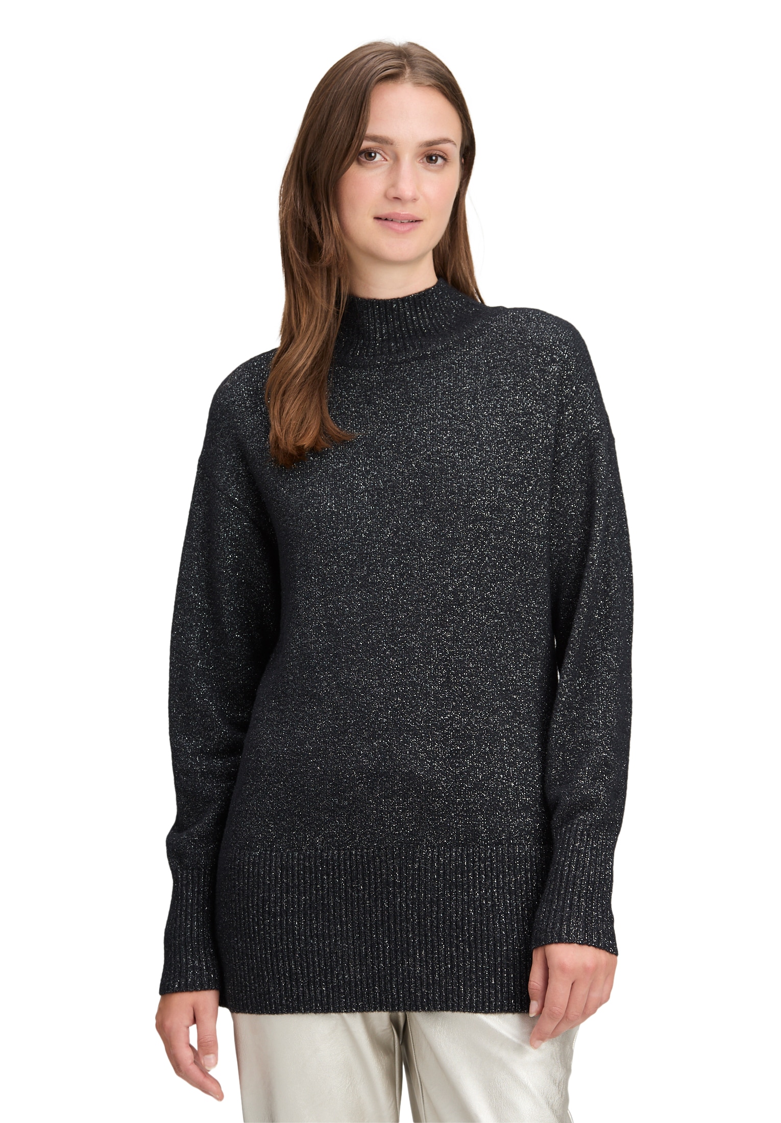 Betty&Co Strickpullover »Strickpullover mit Lurexfaden«