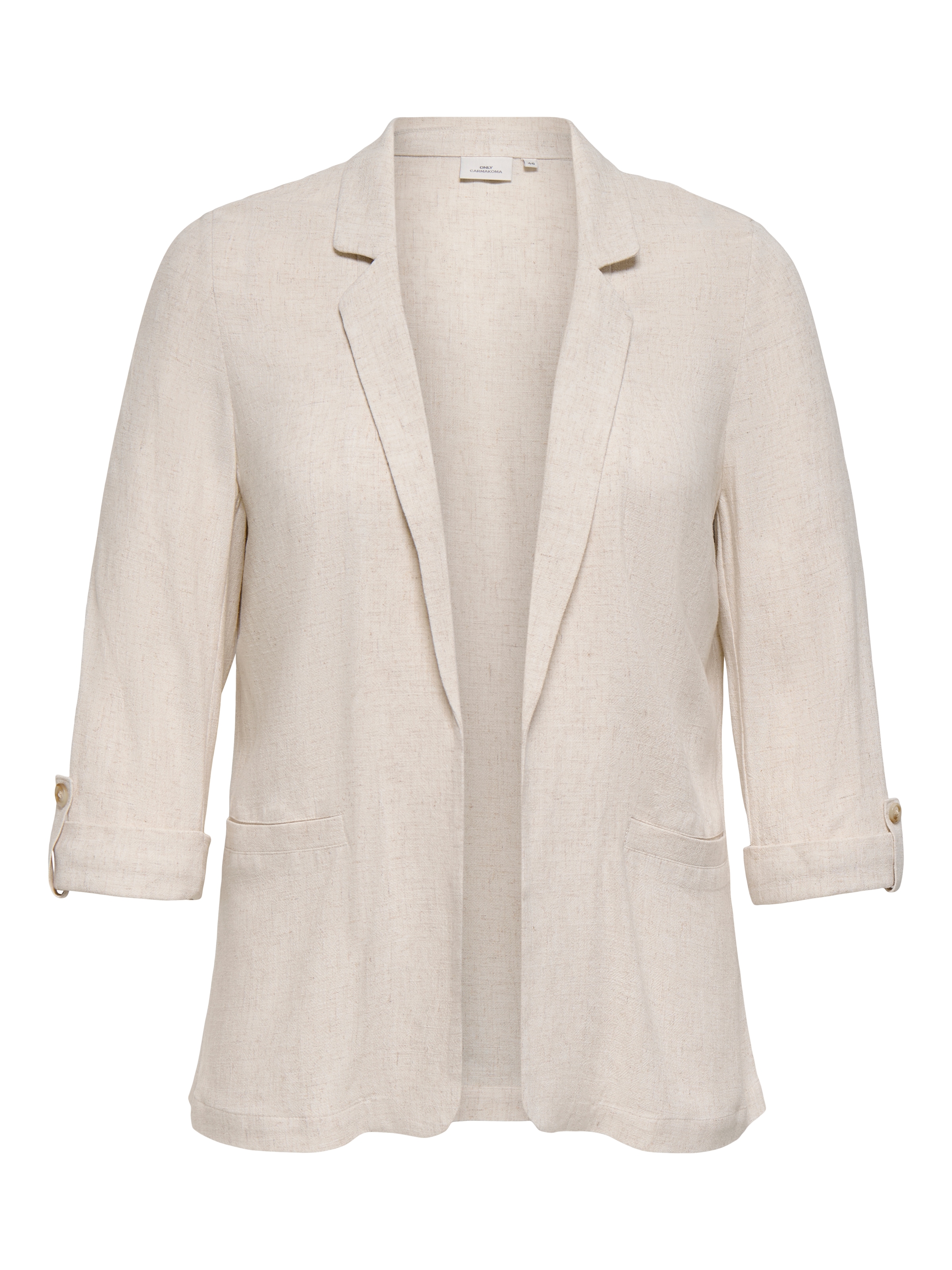 ONLY CARMAKOMA Longblazer »CARSIESTA 3/4 OPEN LIN BL BLAZE TLR NOOS«