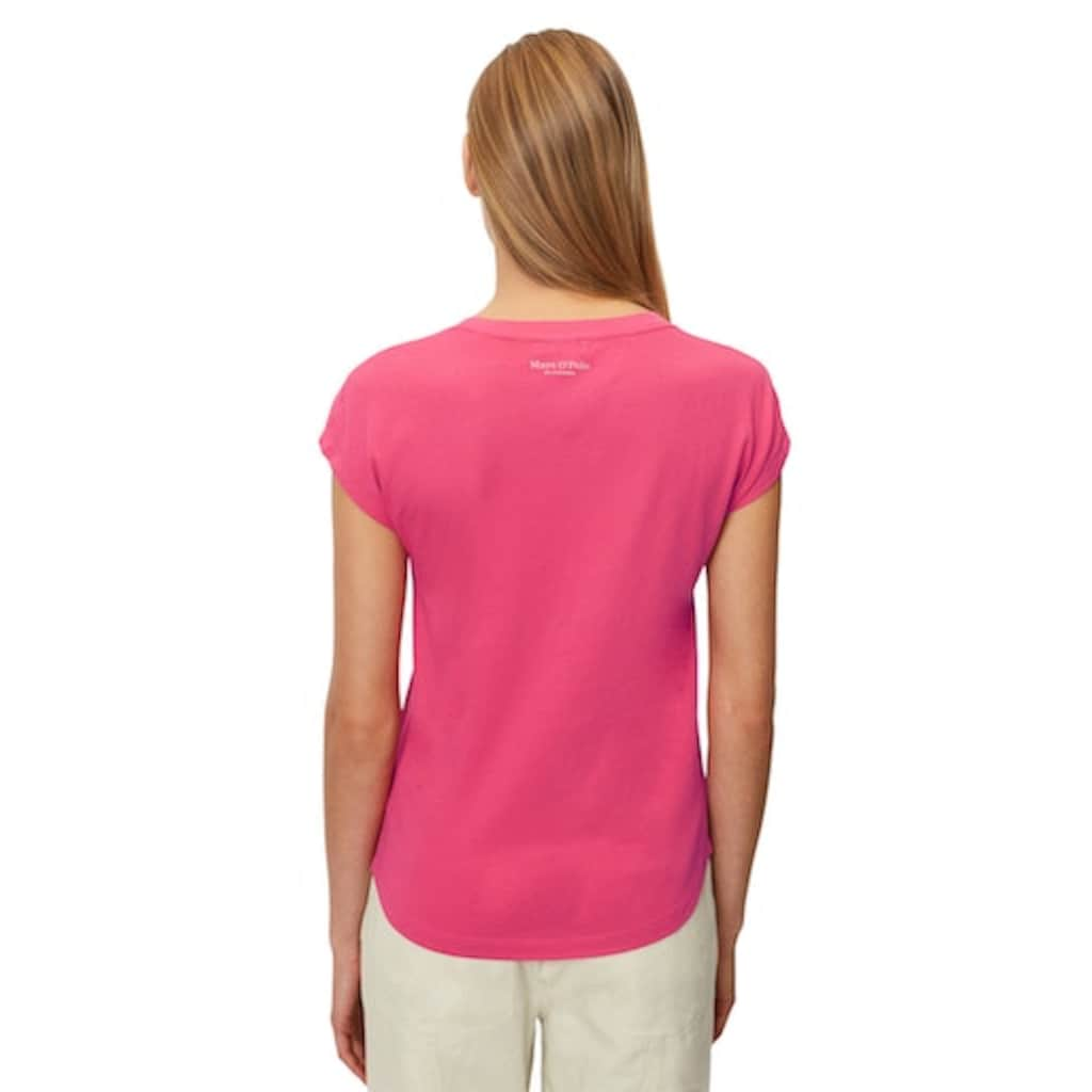 Marc O'Polo Shirttop »Jersey top, overcut sleeves, deep round neck«