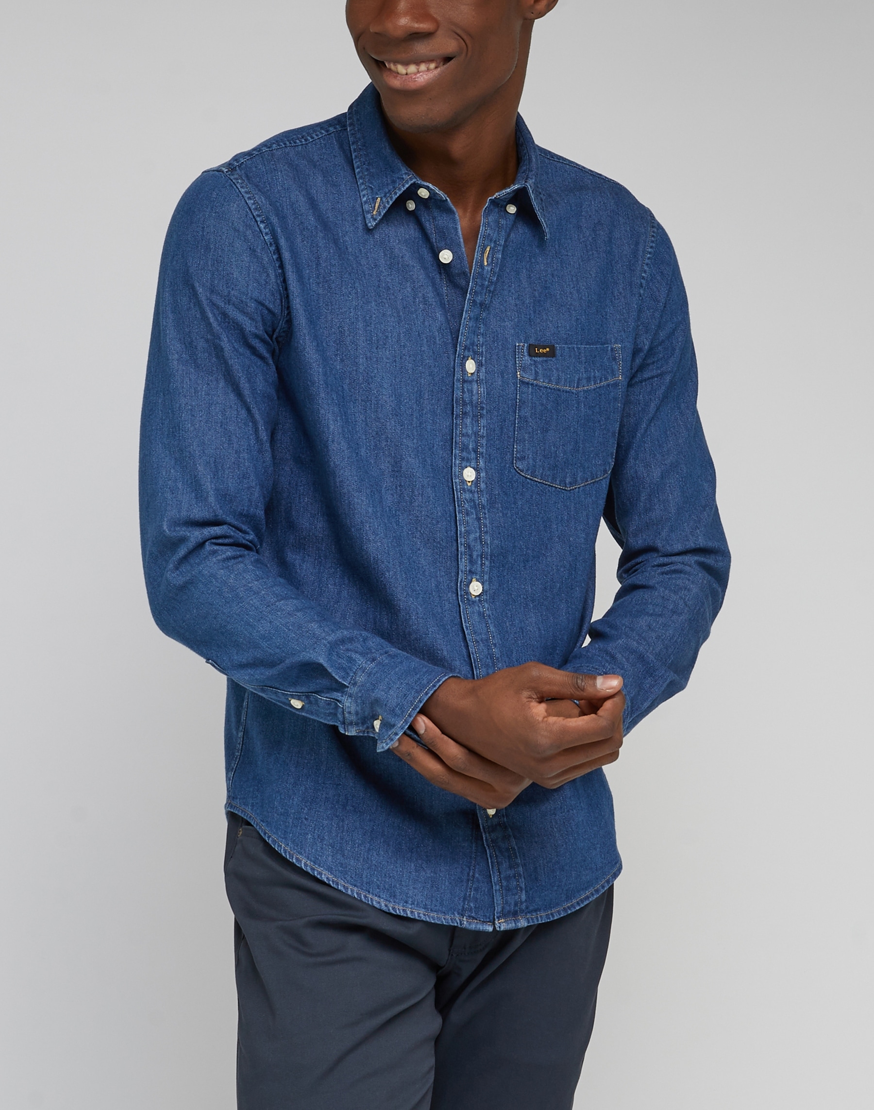 Lee® Jeanshemd »LEE BUTTON DOWN«