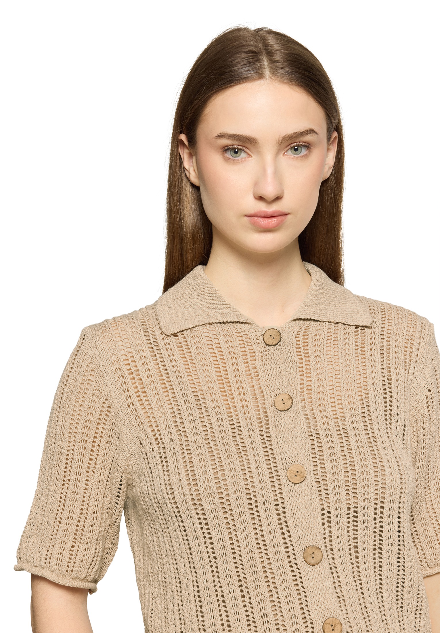 Cartoon Strickjacke »Sommer-Strickjacke mit Knopfleiste«