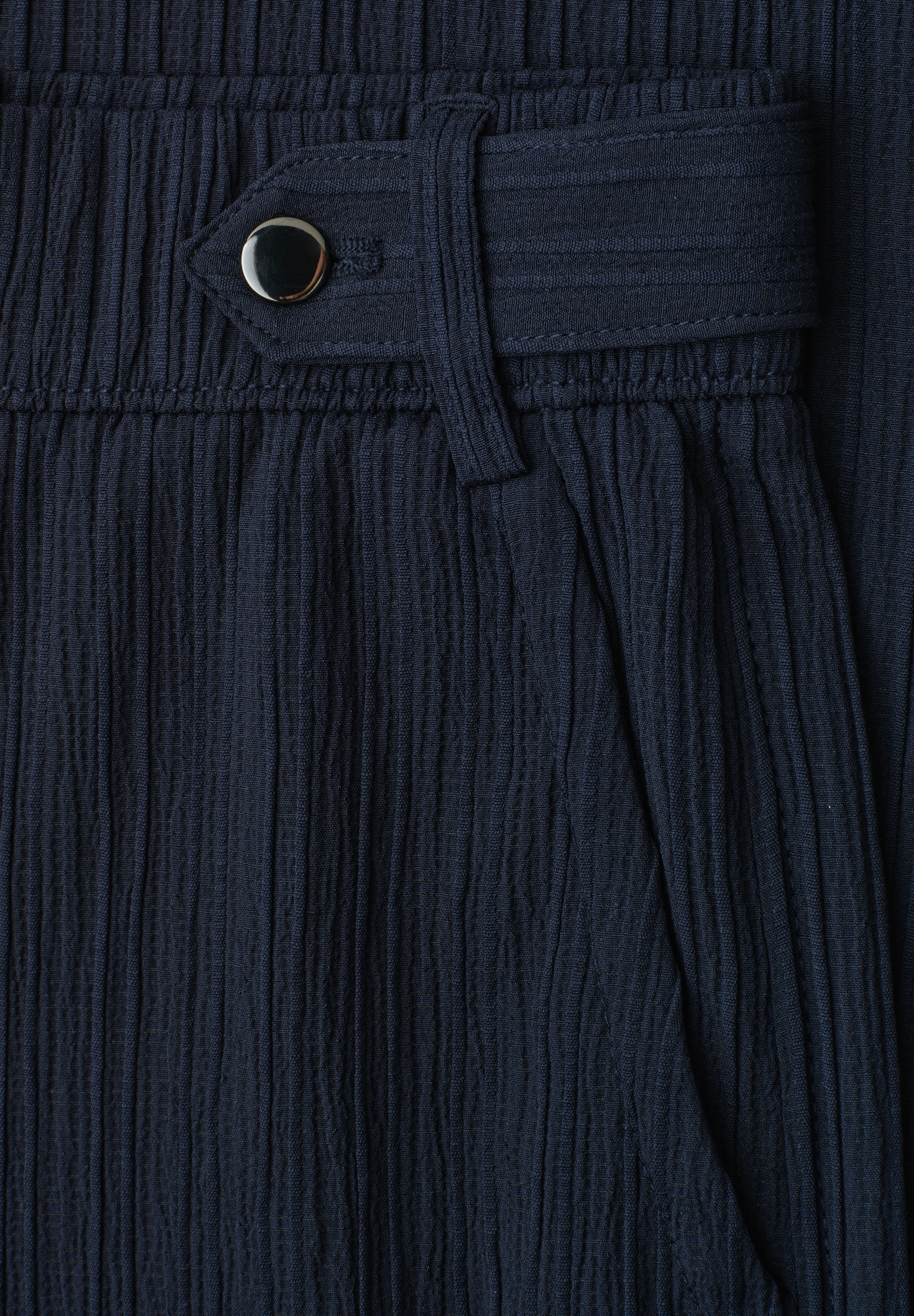 STREET ONE Stoffhose  mit Crinkle Crash Struktur
