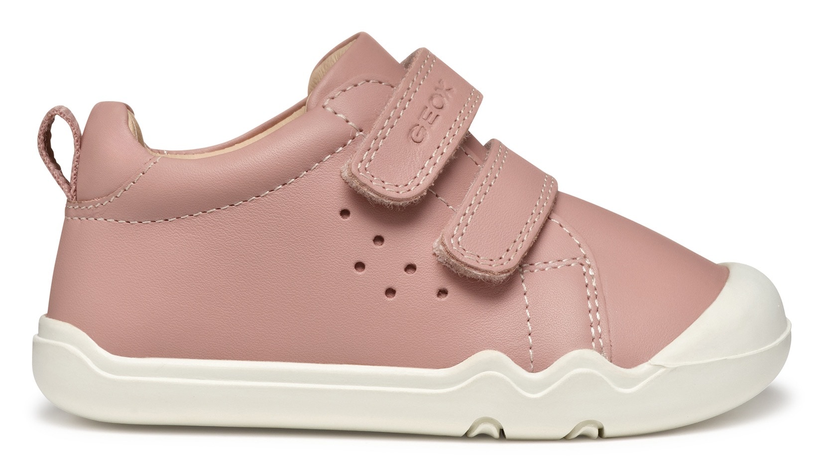 Geox Sneaker »B STEPPIEUP GIRL«  , Sneaker, Klettschuh, Babyschuh mit modischer Perforierung