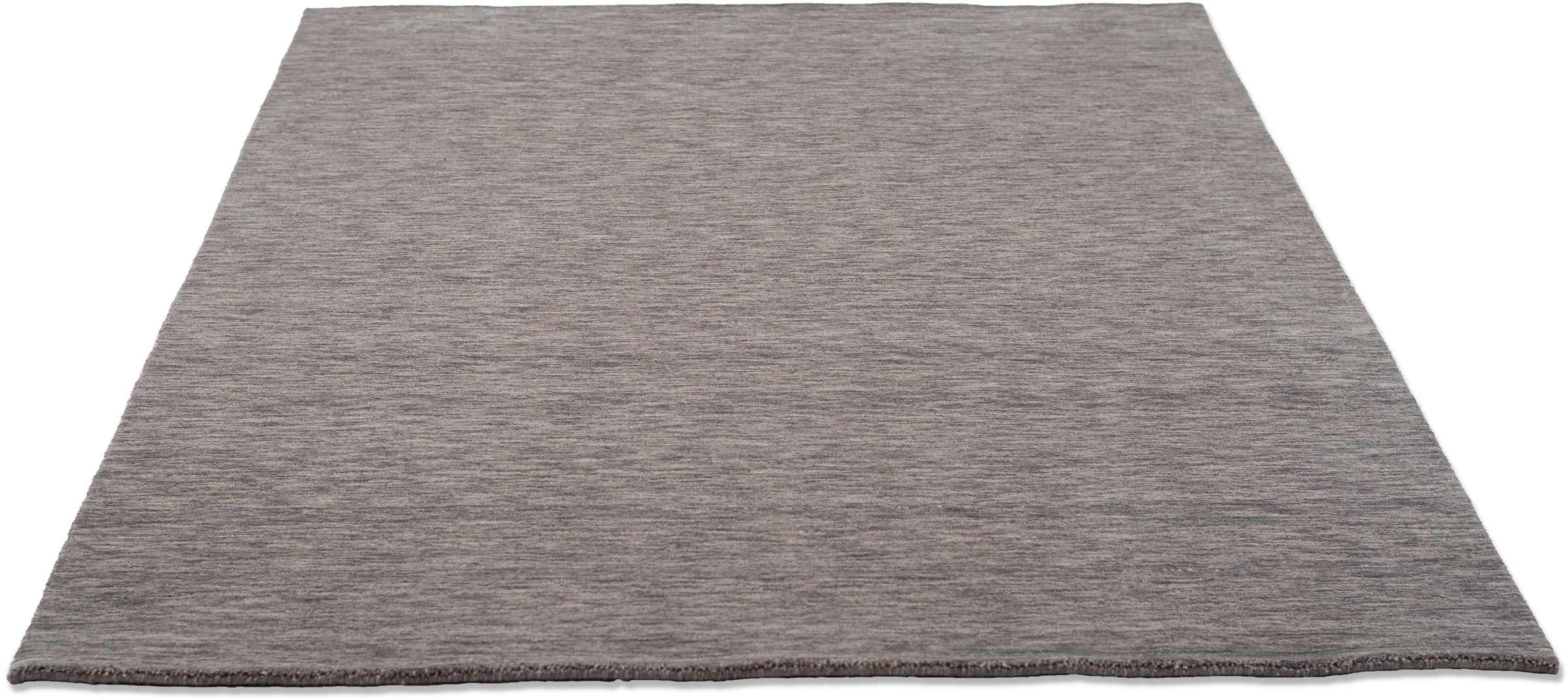 Sansibar Wollteppich »List«, rechteckig, 13 mm Höhe, Kurzflor, Handweb Teppich, Uni-Farben, reine Wolle, handgewebt