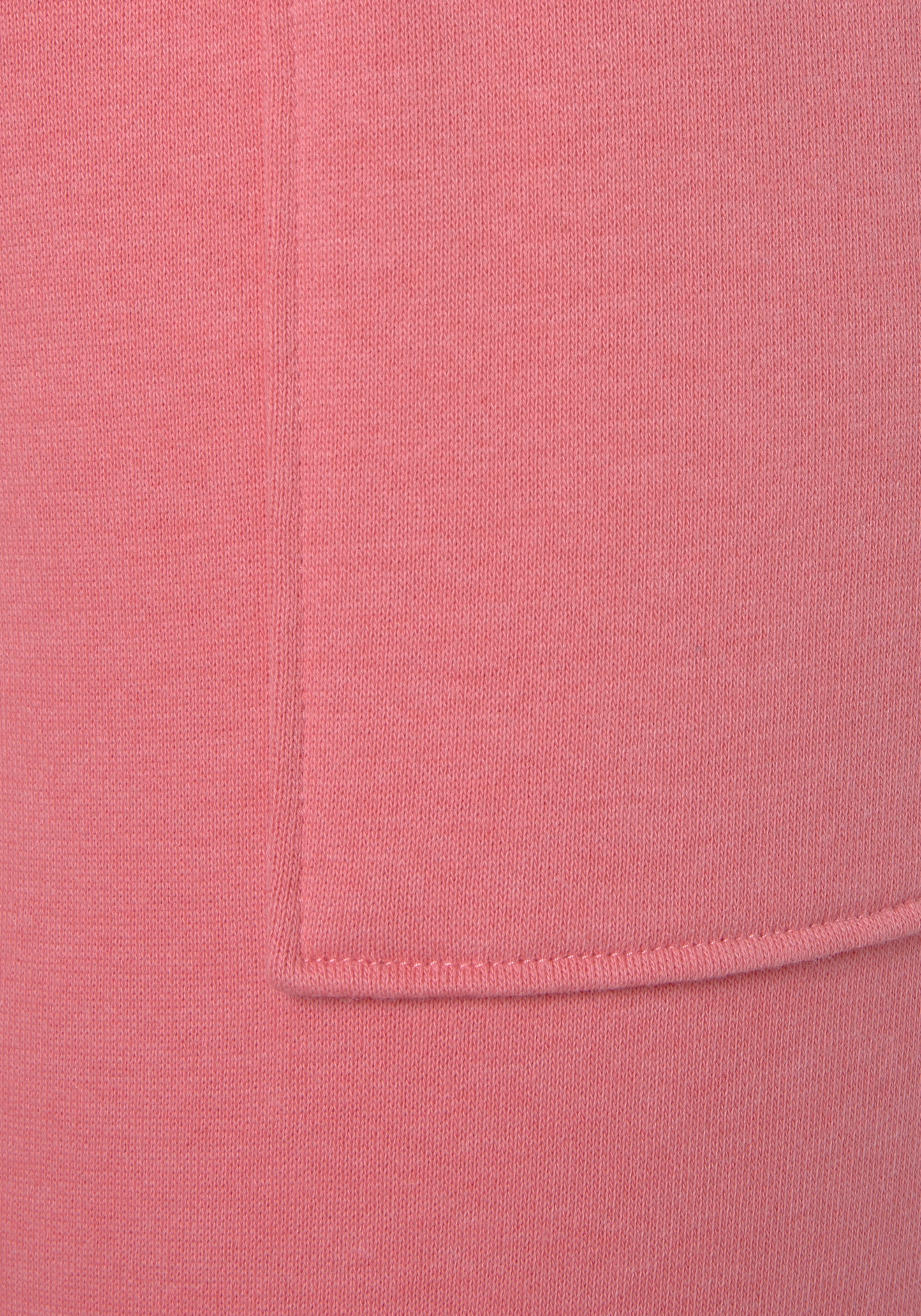 Vivance Sweatshorts, Kurze Hose mit aufgesetzten Taschen und Kontrastkordel, Loungewear