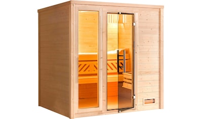 weka Sauna »Bergen«, (Set), 7,5 kW Bio-Ofen mit digitaler Steuerung kaufen