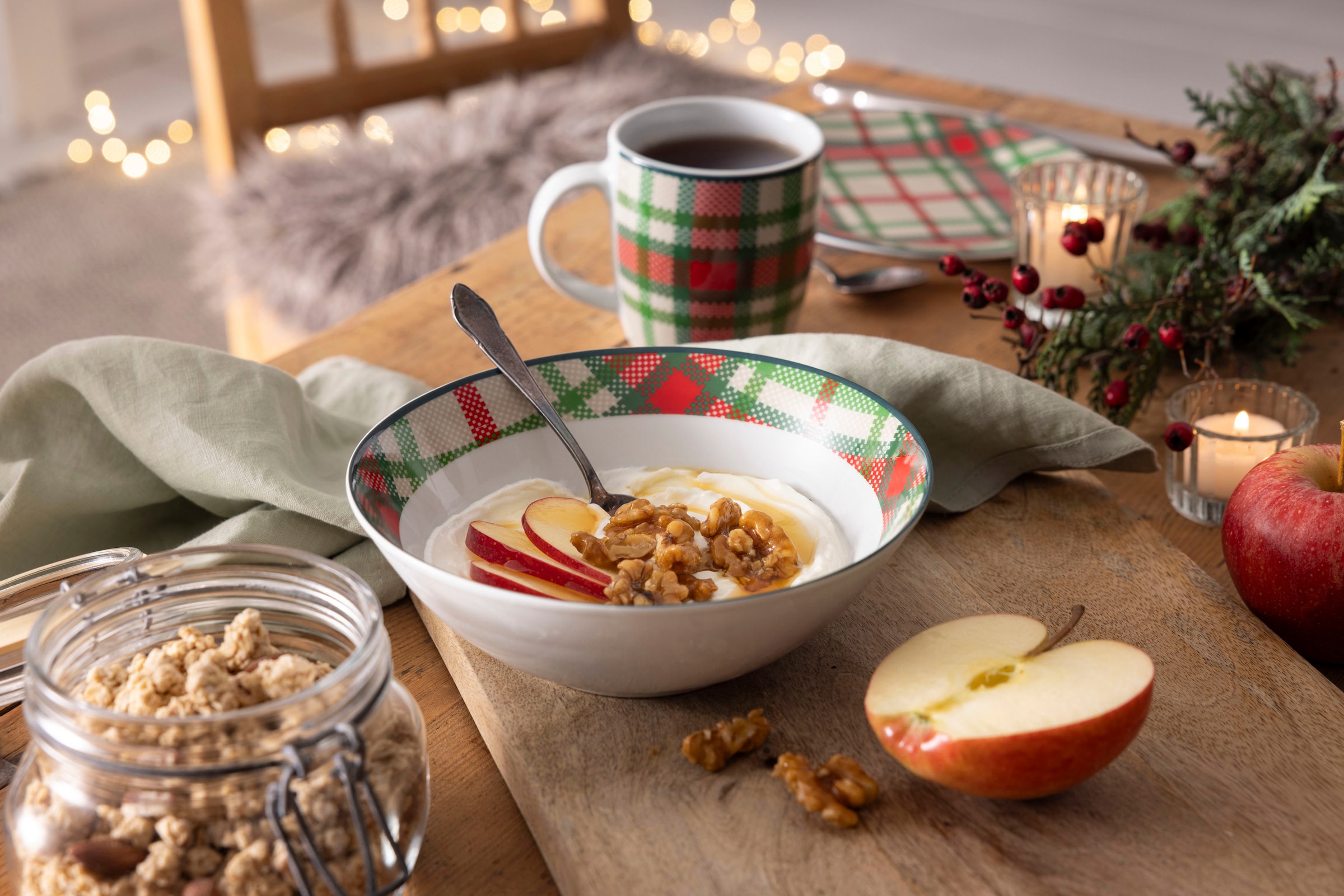 Retsch Arzberg Kombiservice »Highland Green« traditionelles Schotten-Karo in frischen Farben