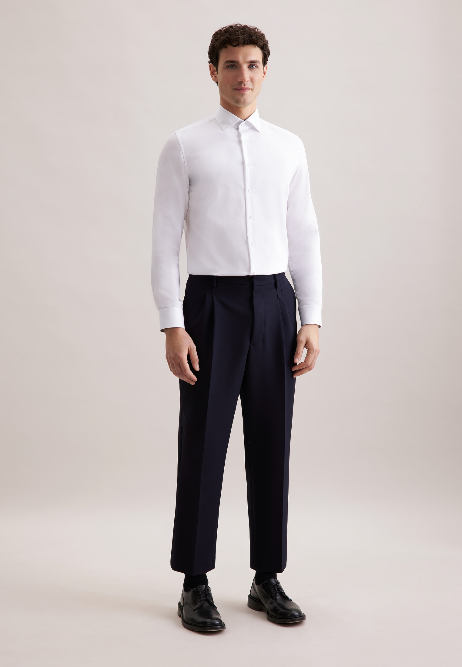 seidensticker Businesshemd »Schwarze Rose« Slim 1/1 Kentkragen Uni