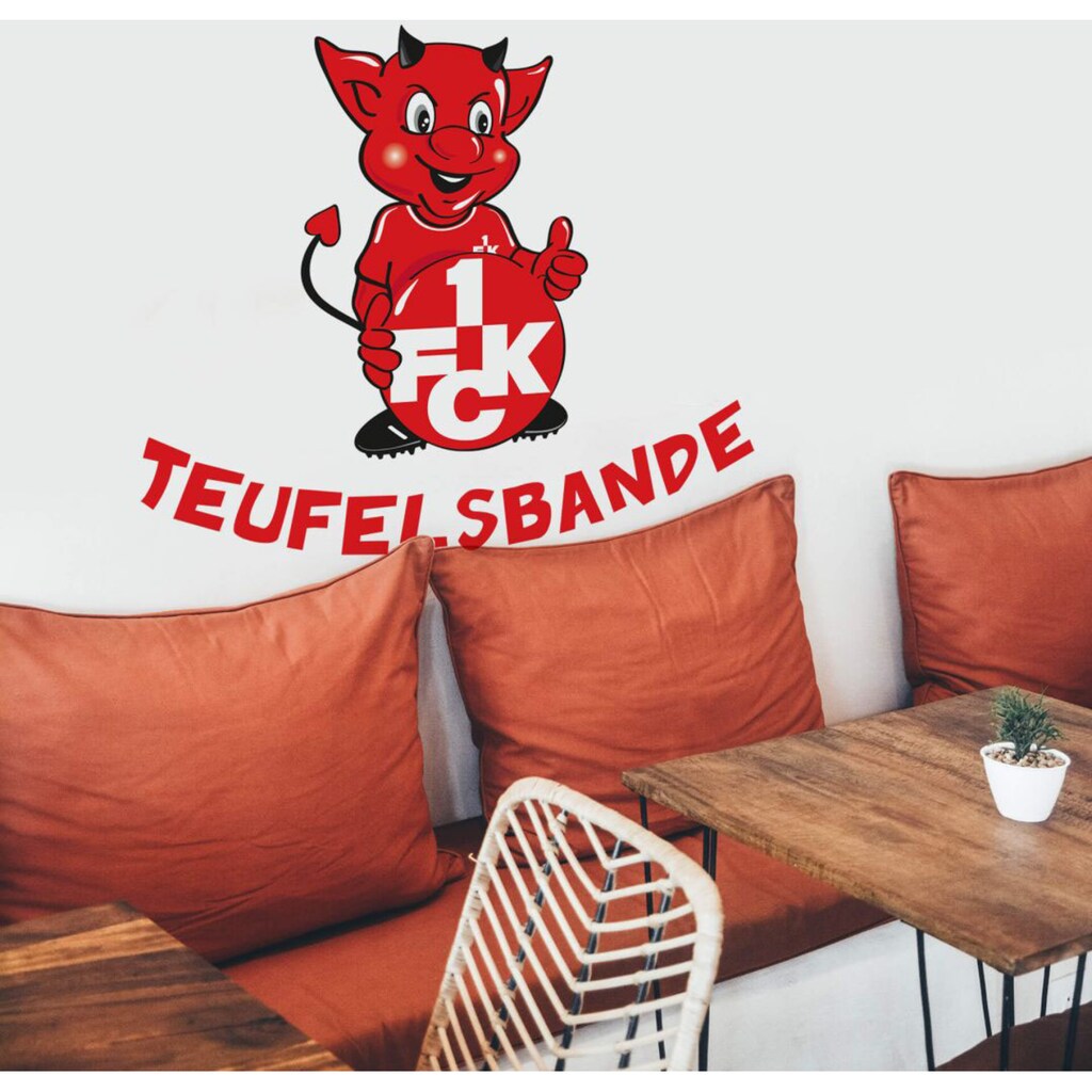 Wall-Art Wandtattoo »1.FC Kaiserslautern Teufelsbande«, (1 St.)