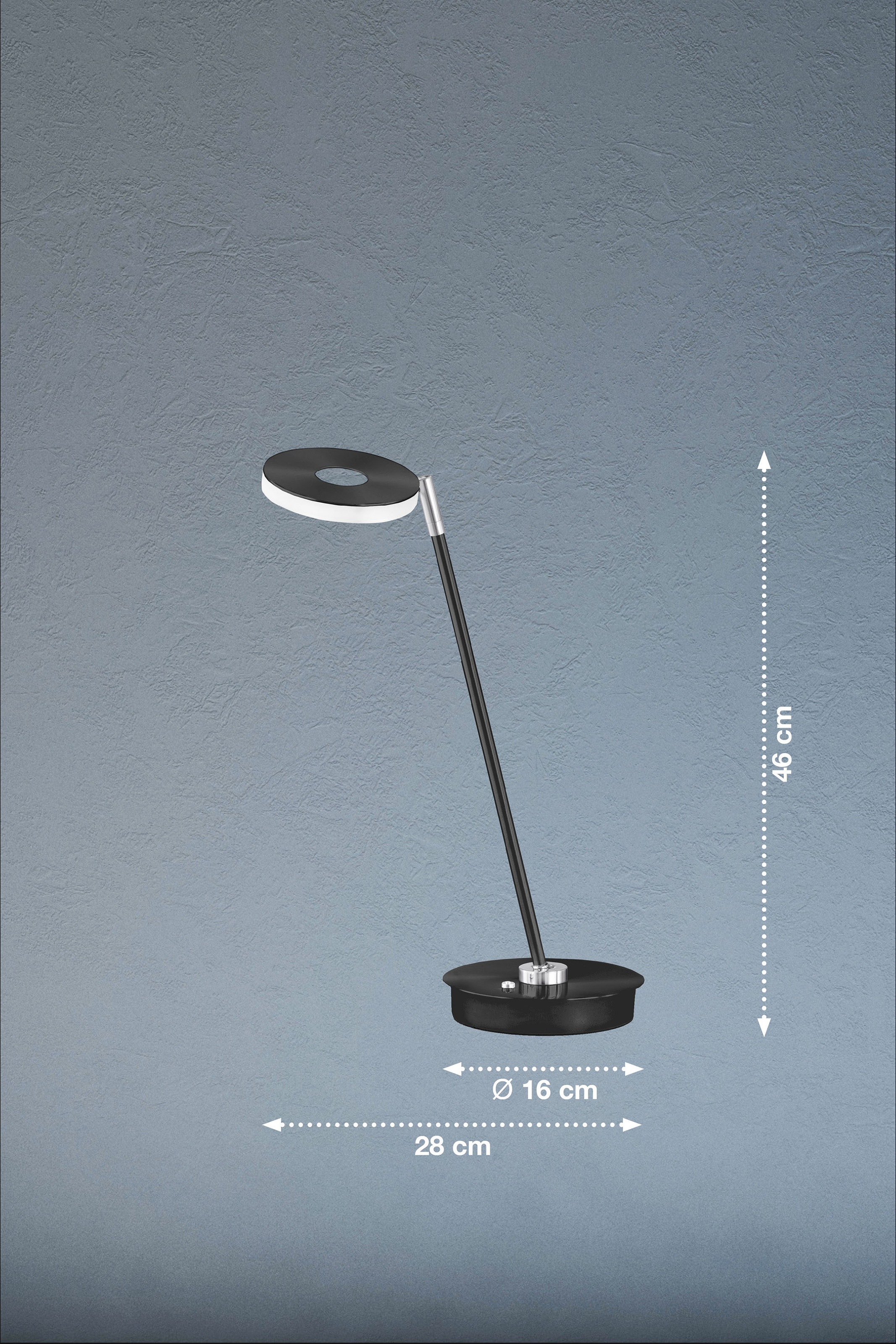 FISCHER & HONSEL LED Schreibtischlampe »Dent«, 1 flammig, Leuchtmittel LED-Modul | LED fest integriert