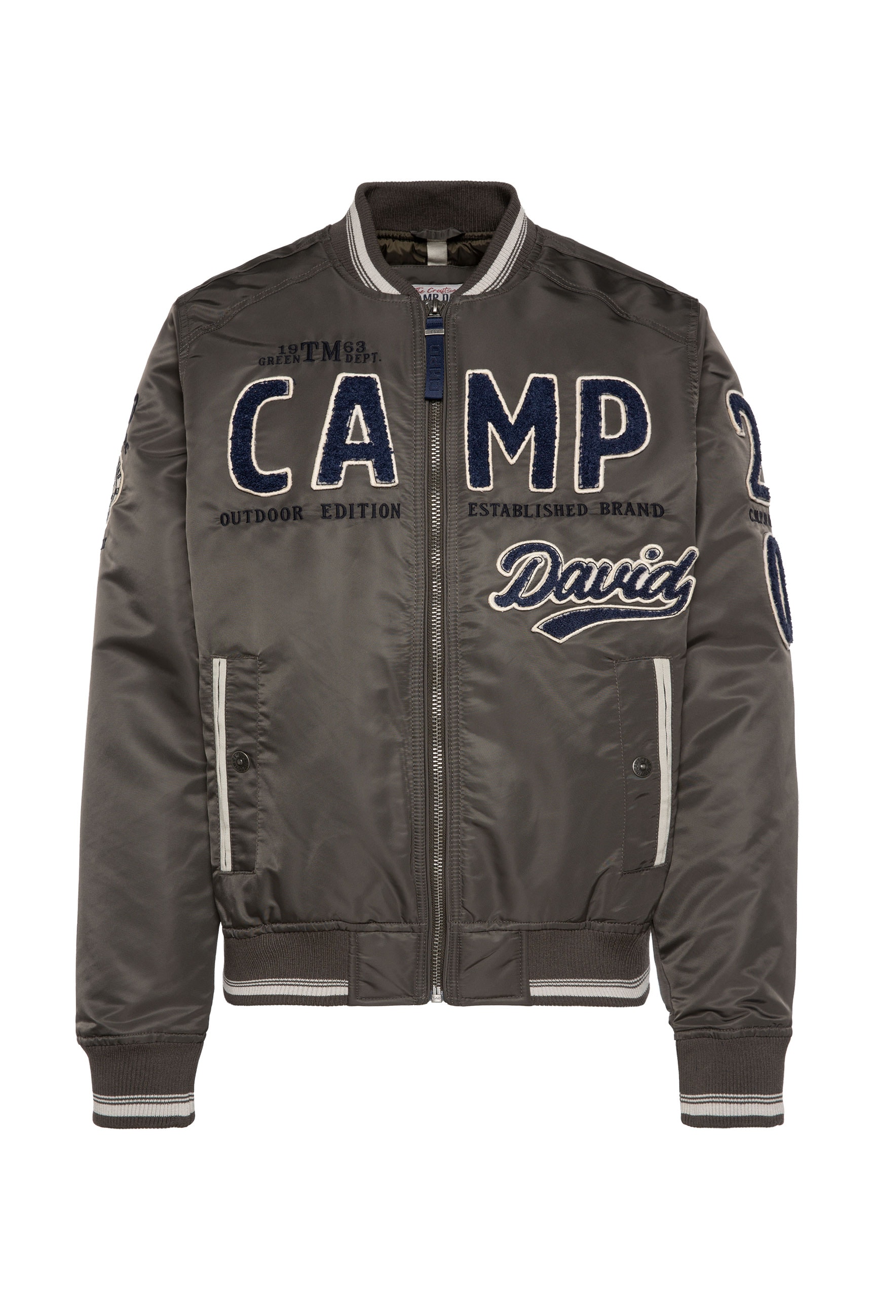 CAMP DAVID Blouson, mit großem Frottee-Logo