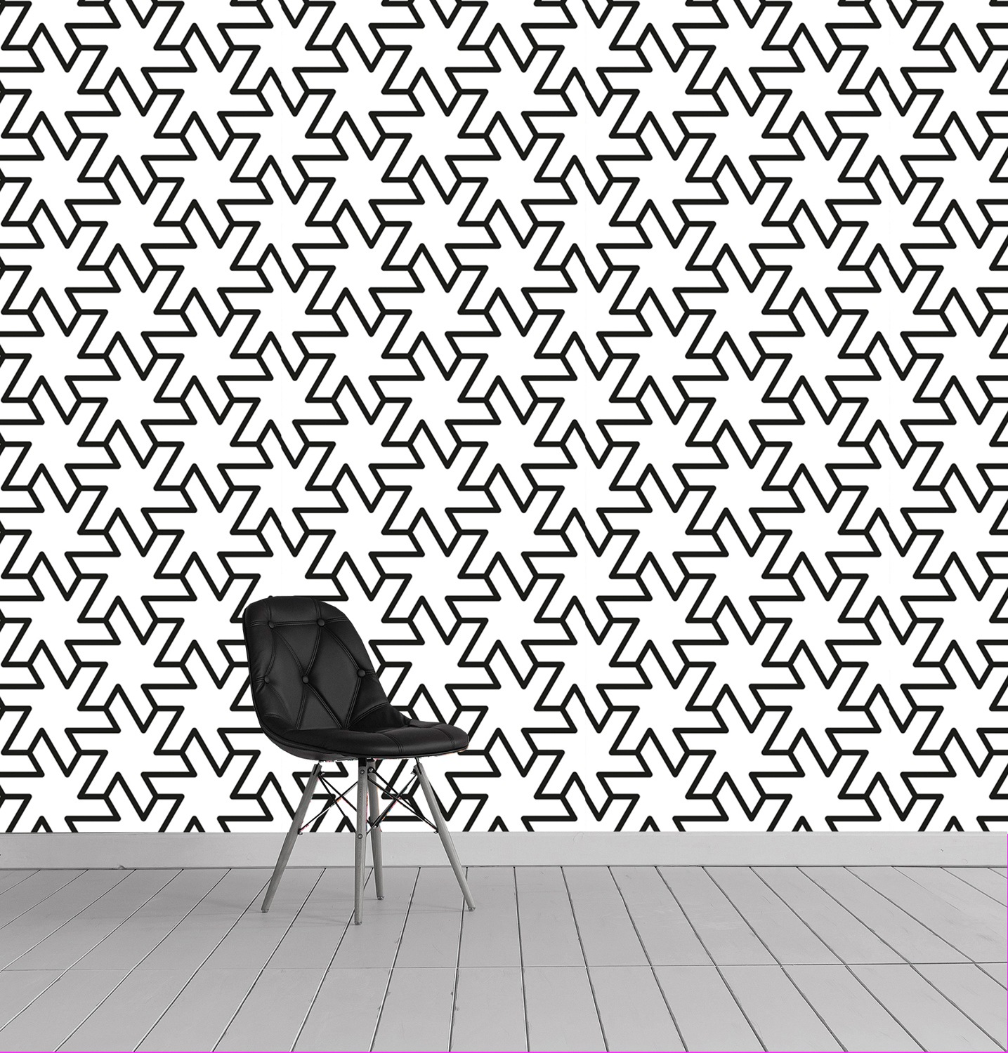queence Vinyltapete »Yasmin«, gemustert-Farbverlauf-bedruckt-abstrakt, 90x250cm, selbstklebend, kinderleichte Anbringung, Sticker