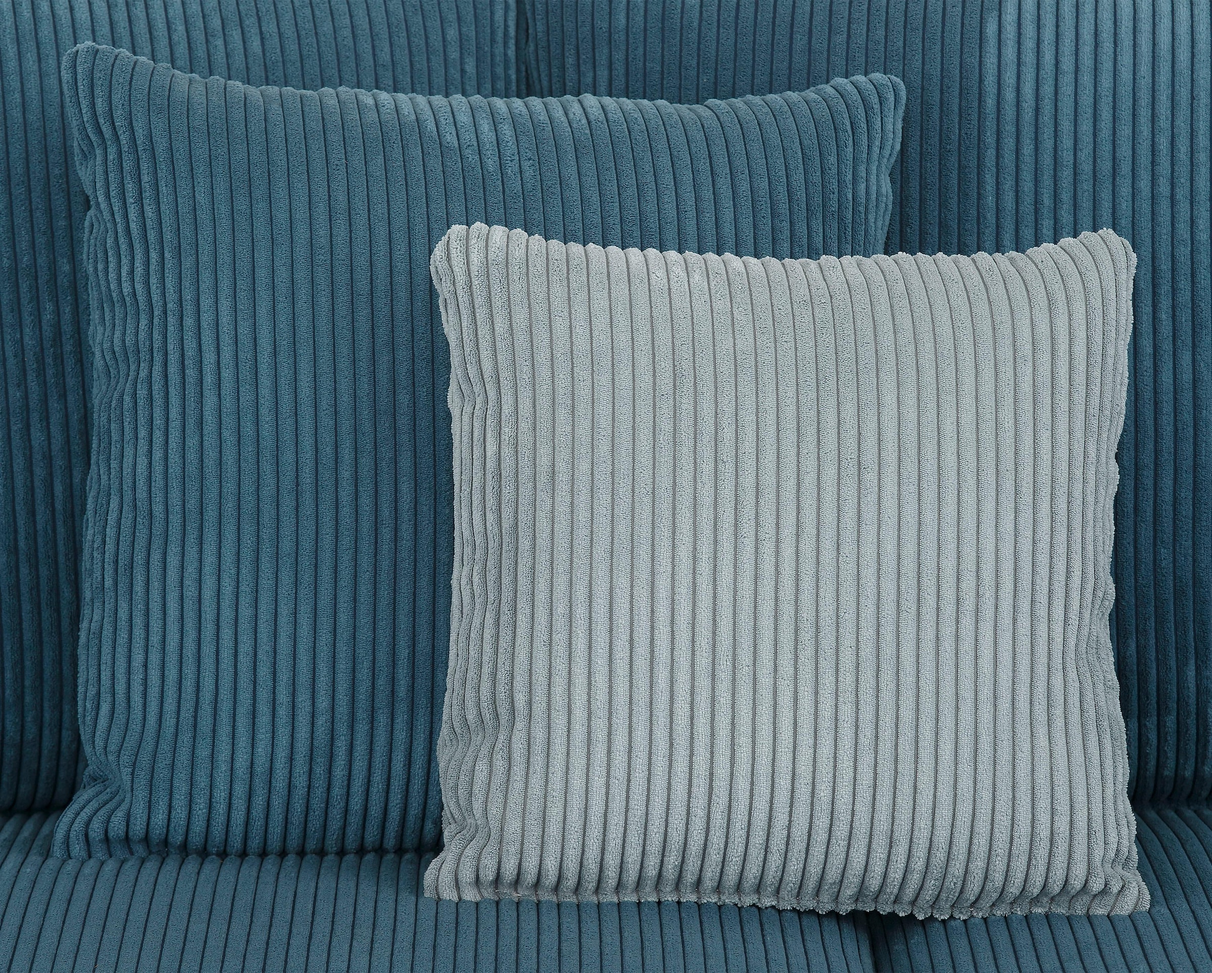 Home affaire Ecksofa »King George King Henry, Mega Sofa, Breite 260cm, L-Form«, mit Federkern, in legerer Polsterung und vielen Kissen