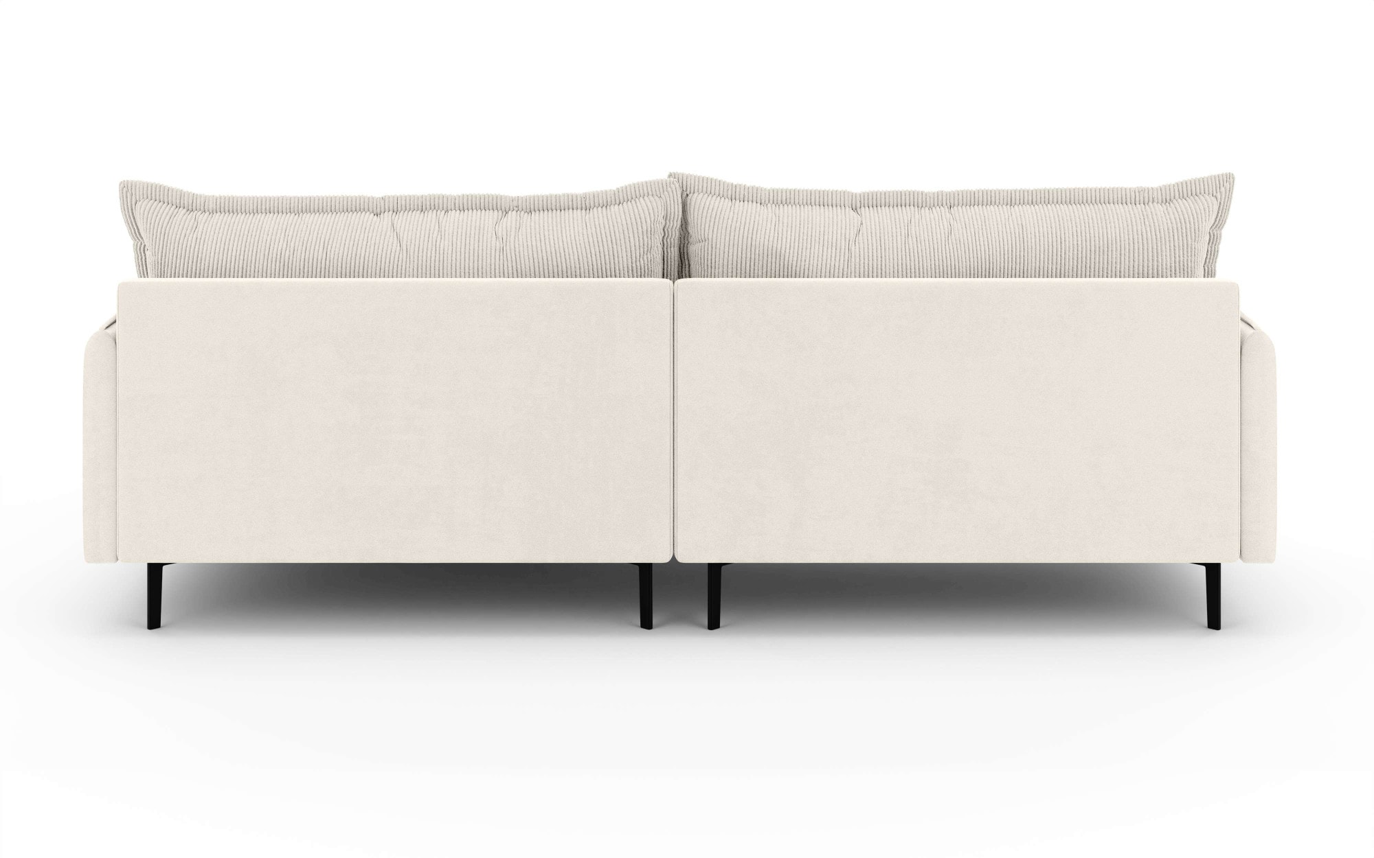 INOSIGN Ecksofa »ALEXANDRIA mit Recamiere rechts oder links bestellbar, moderne Bezüge«, L-Form mit Wellenunterfederung, Maße: B/H/T 246/86/190 cm