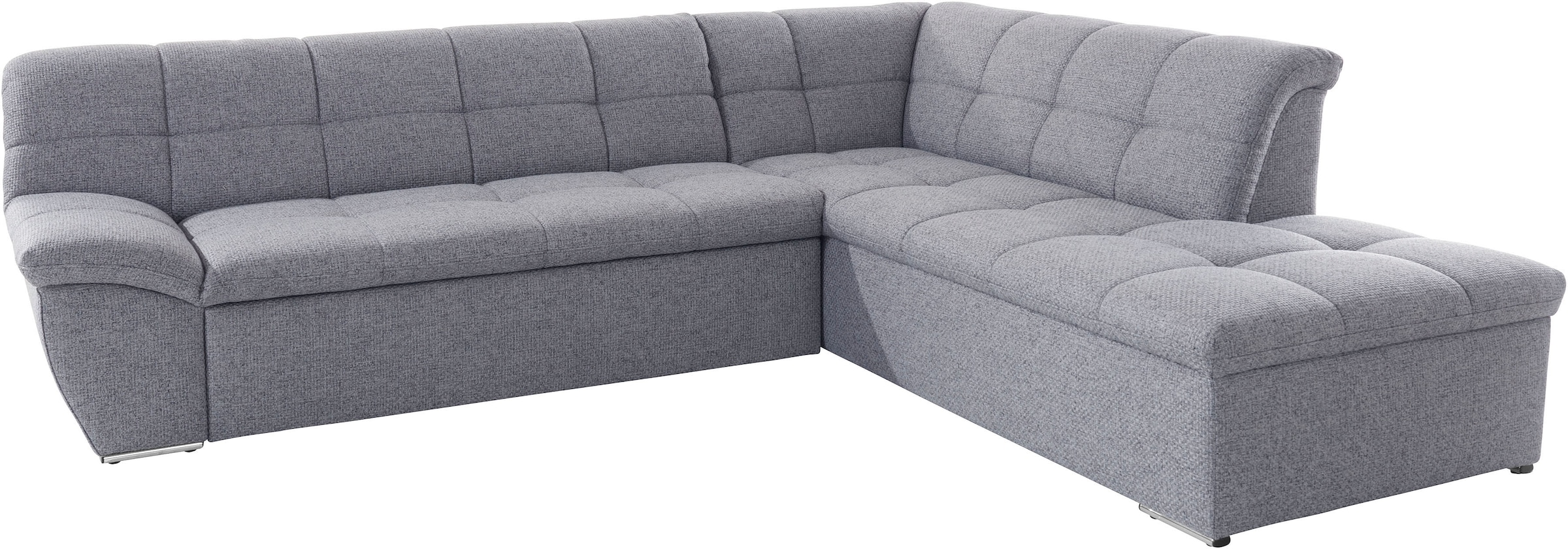 DOMO collection Ecksofa »Lagoa L-Form«, wahlweise mit Bettfunktion, frei im Raum stellbar, große Farbvielfalt