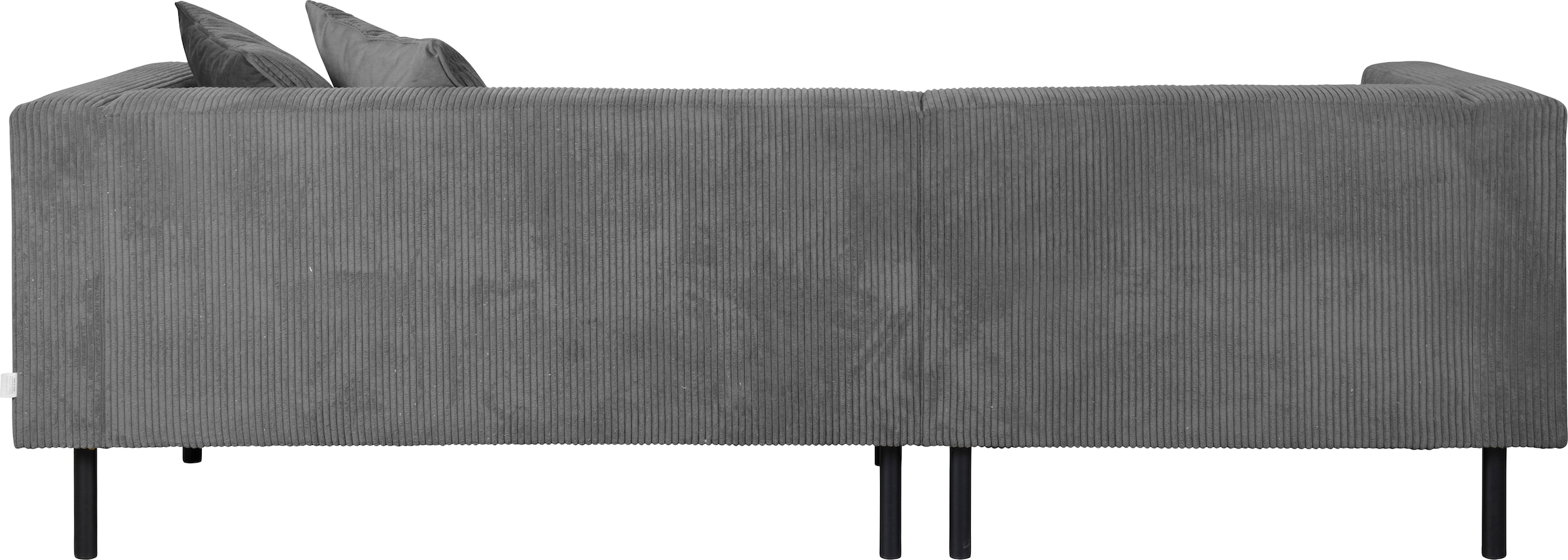 Home affaire Ecksofa »Lillibeth L-Form Designsofa, Maße B/T/H: 240/173/83 cm«, Zierkissen als Wendekissen, in Samtoptik oder Cord
