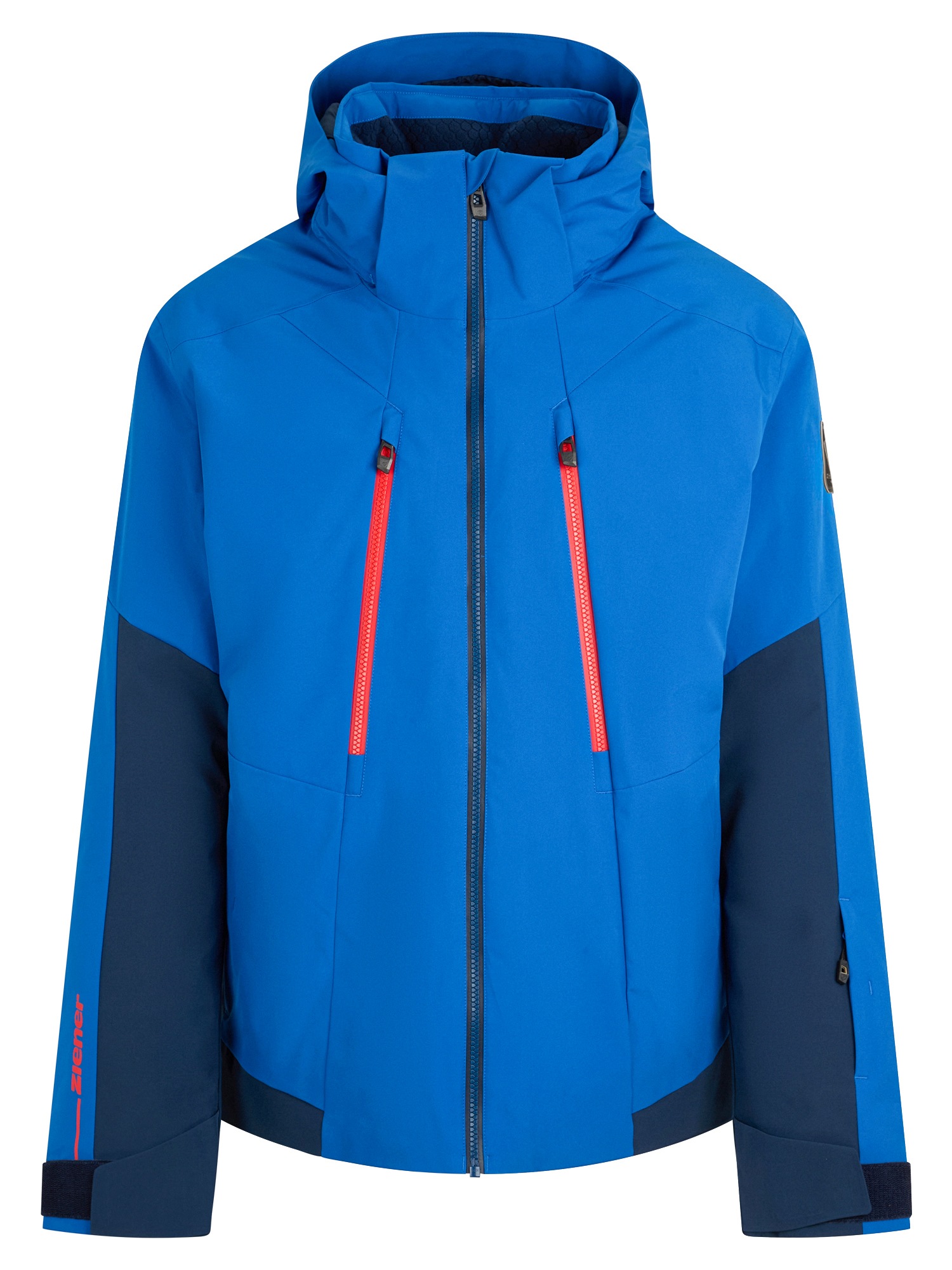 Ziener Skijacke »TISCON-Z AQUASHIELD® HERREN« wasserdicht, winddicht, atmungsaktiv, elastisch, Kapuze