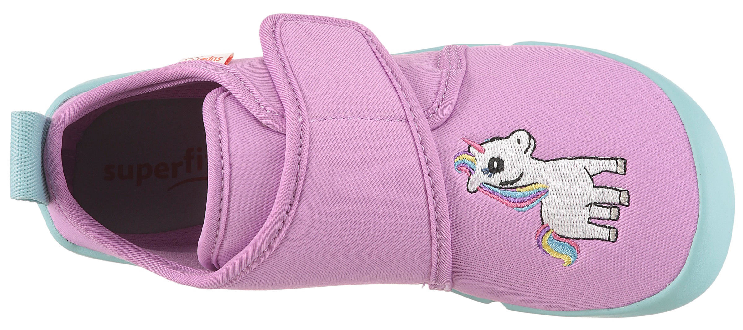 Superfit Hausschuh »VENTI WMS: Weit«  Barfußschuh mit Klettverschluss, Größenschablone zum Download