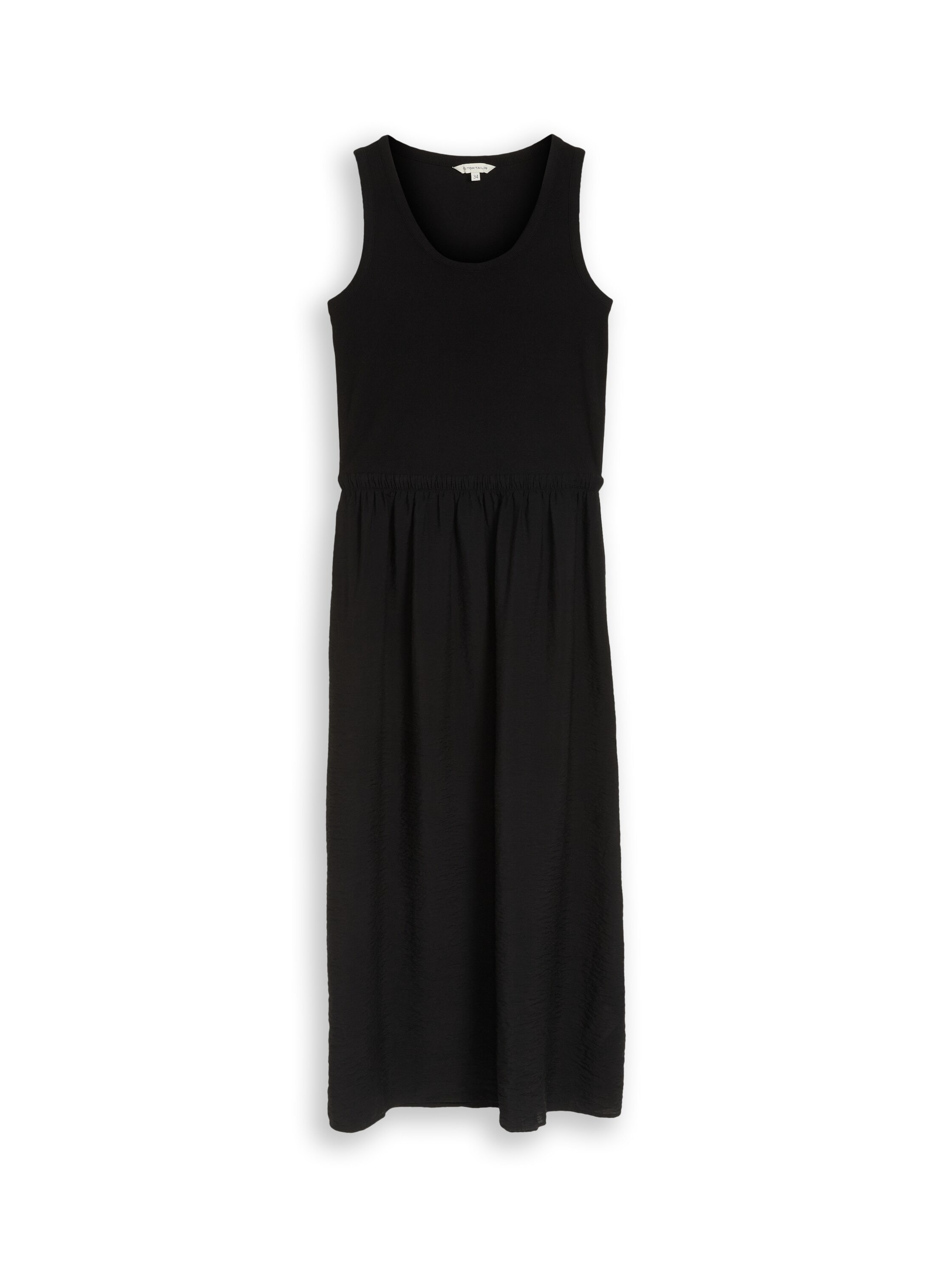 TOM TAILOR Sommerkleid Ohne Taschen Sommerkleid mit Tanktop-Trägern