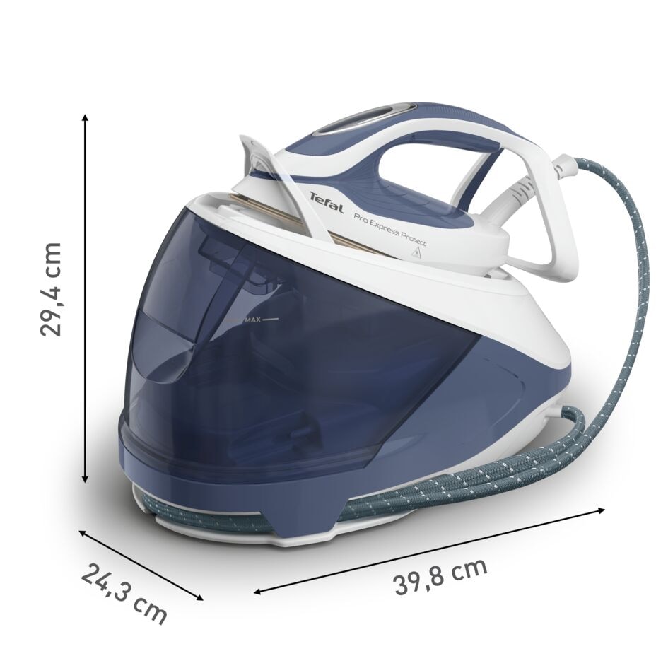 Tefal Dampfbügelstation »Tefal GV9225 Pro Express Protect« 1.800 ml Wassertank