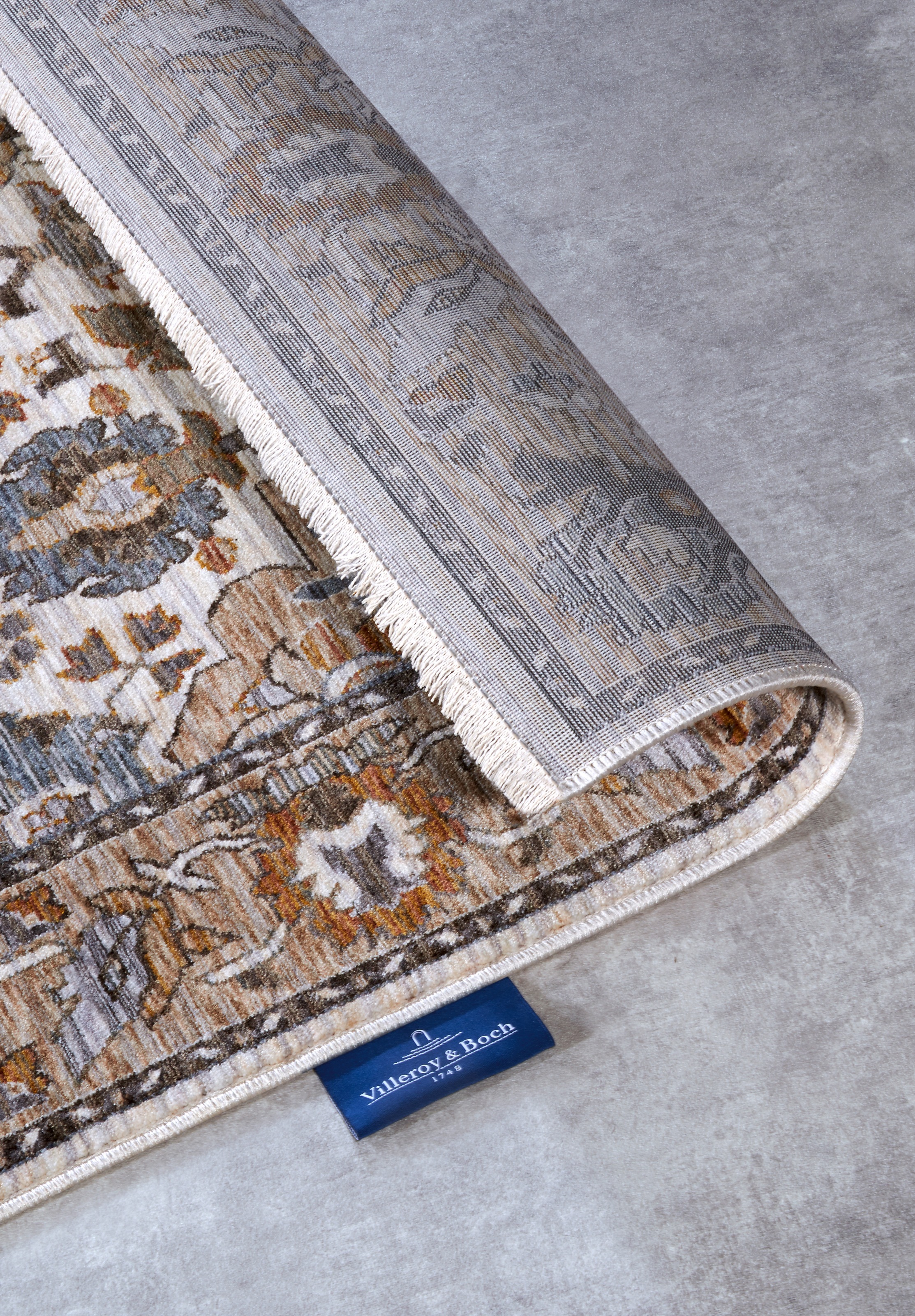 Villeroy & Boch Teppich »Egon«, rechteckig, 7 mm Höhe, Orientalisch, Fransen, Läufer, Wohnzimmer, Schlafzimmer, Klassisch