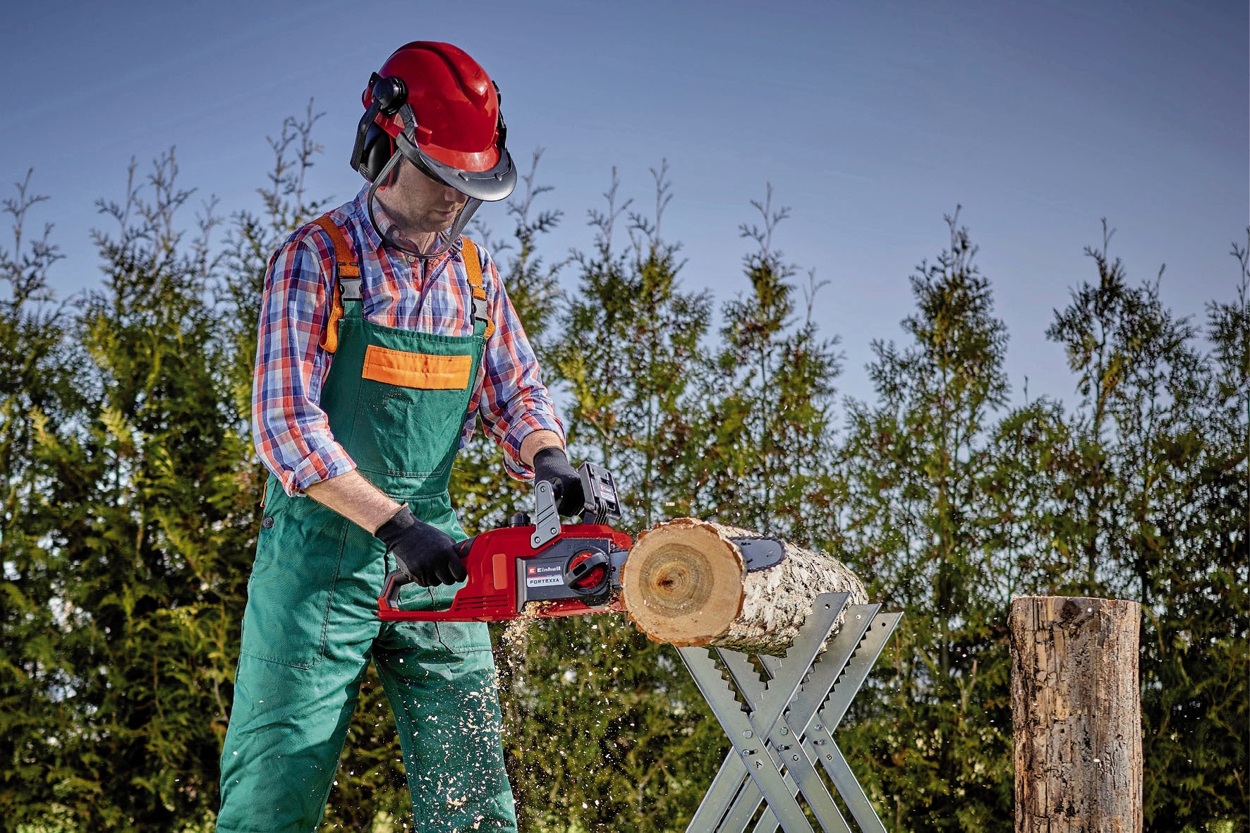 Einhell Akku-Kettensäge »Einhell Power X-Change Akku-Kettensäge FORTEXXA 18/30 (1x 4,0Ah)« Set, 6 tlg. Einhell Power X‐Change Akku-System