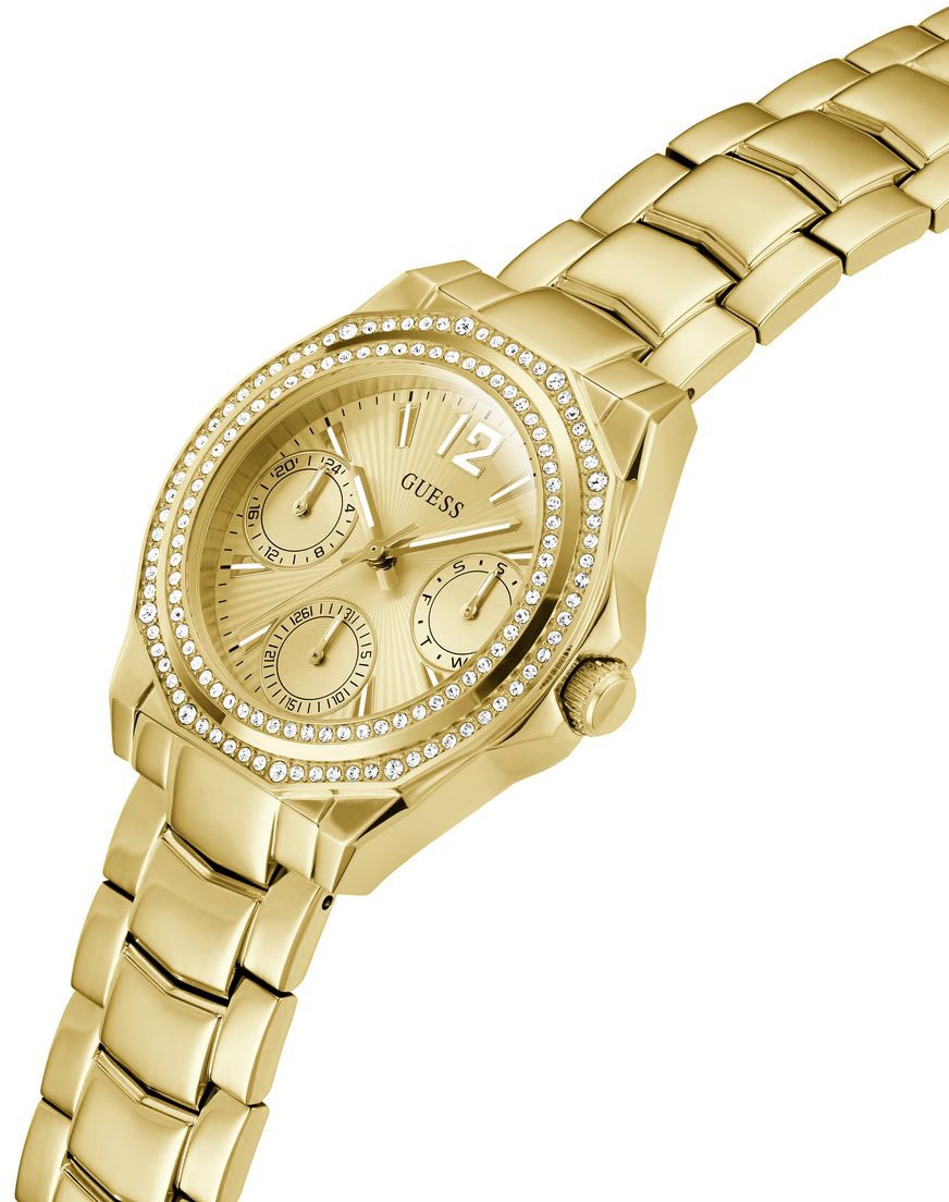 Guess Multifunktionsuhr »RITZY« Armbanduhr, Quarzuhr, Damenuhr