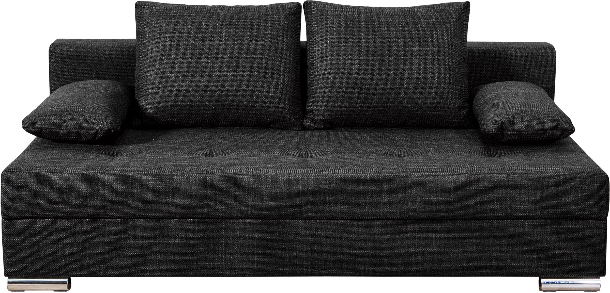 COLLECTION AB Schlafsofa »Tania mit Bettfunktion und Bettkasten«, komfortabler Sitzkomfort: Federkern-Polsterung, inklusive Rückenkissen
