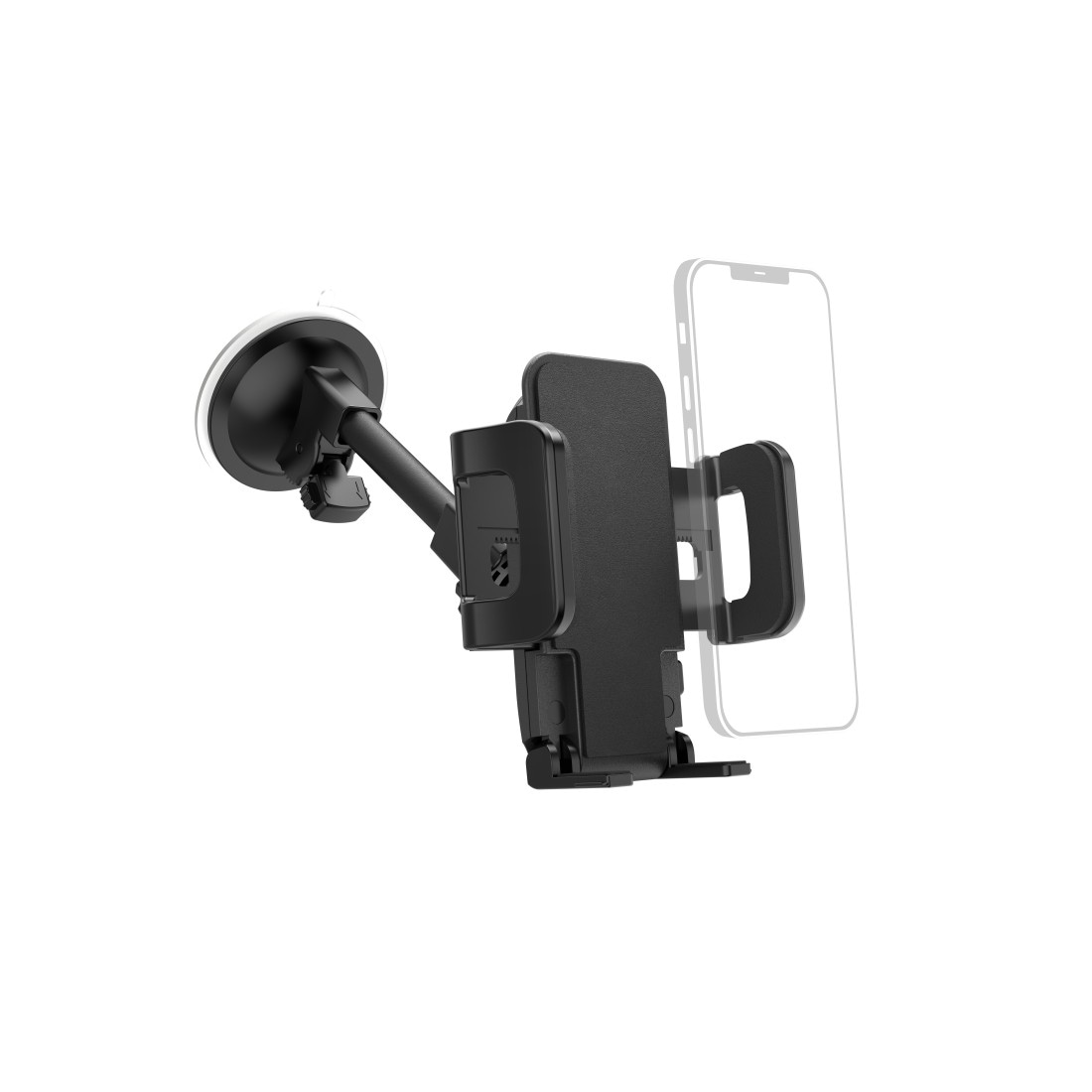 Hama Smartphone-Halterung »Handyhalterung Auto Magnet schwarz, Saugnapf,  für iPhone 15,14,13, 12«, iPhone 15 Plus, iPhone 14 Plus, 15 14 13 12 Pro/  Pro Max, 13 12 mini