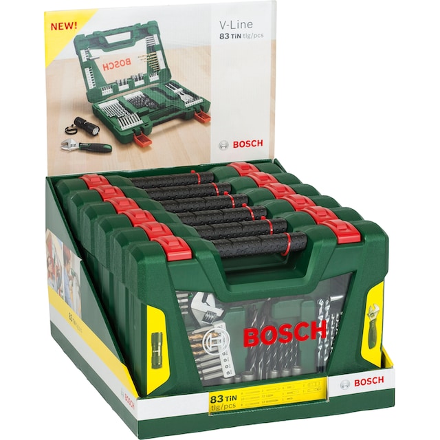 Bosch Home & Garden Bohrer- und Bitset »83-teilige V-Line Box«, (Set, 83  St.) online kaufen | mit 3 Jahren XXL Garantie