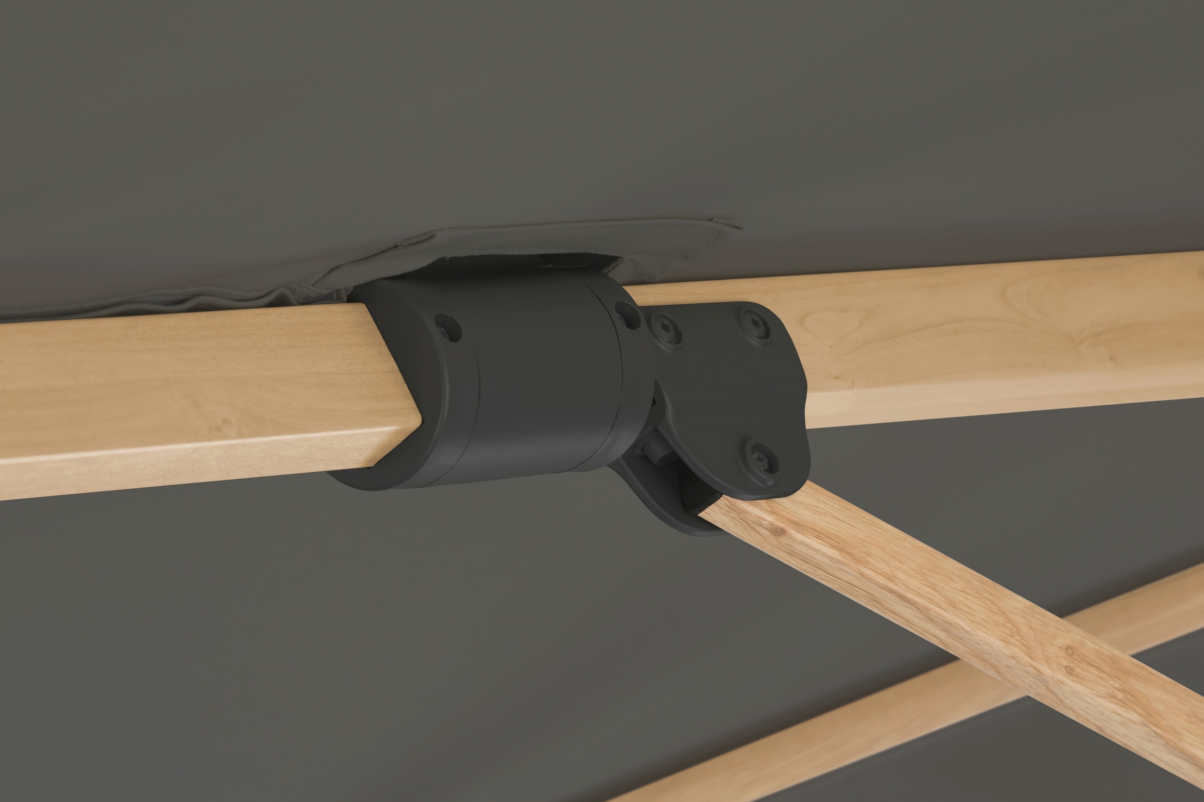 Schneider Schirme Ampelschirm »Rhodos Twist Woody«, mit Schutzhülle und Schirmständer, ohne Wegeplatten