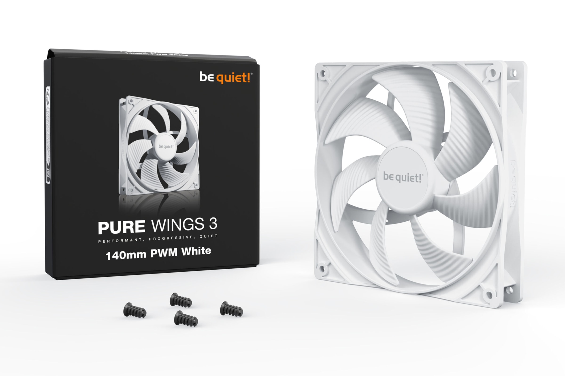 be quiet! Gehäuselüfter »Pure Wings 3 140mm PWM White«