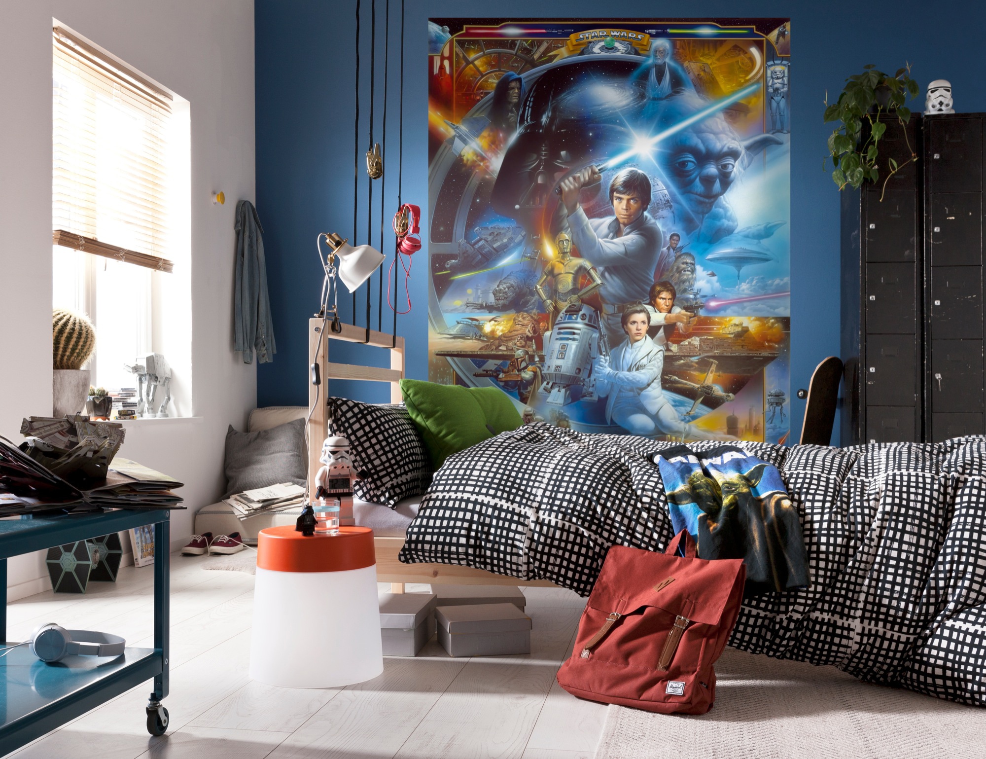 Komar Fototapete »STAR WARS Luke Skywalker Collage - Größe 184 x 254 cm«, bedruckt, Kinderzimmer