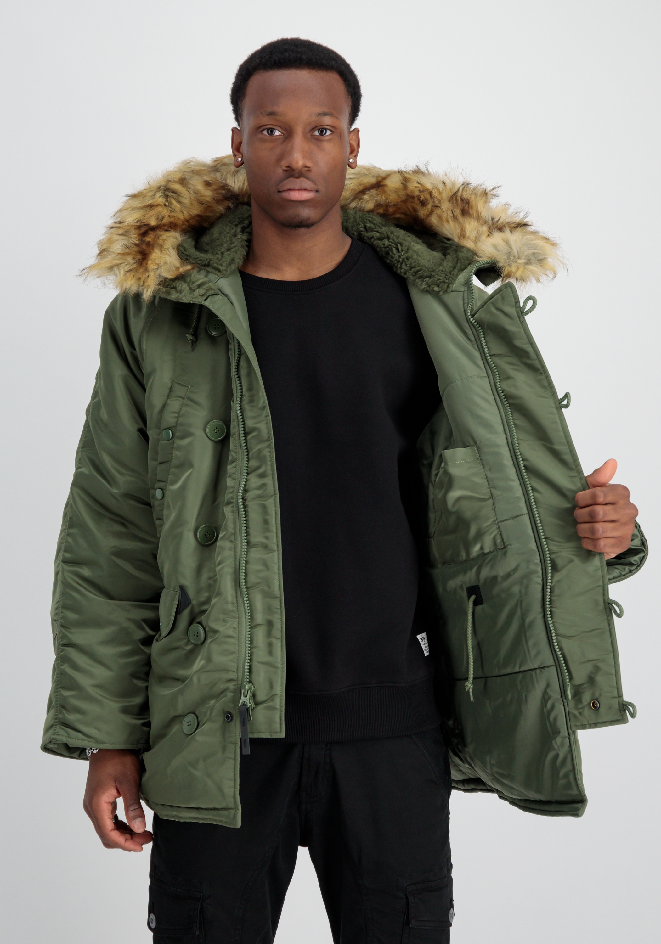 Alpha Industries Winterjacke »Alpha Industries Men - Cold Weather Jackets N-3B Heritage«