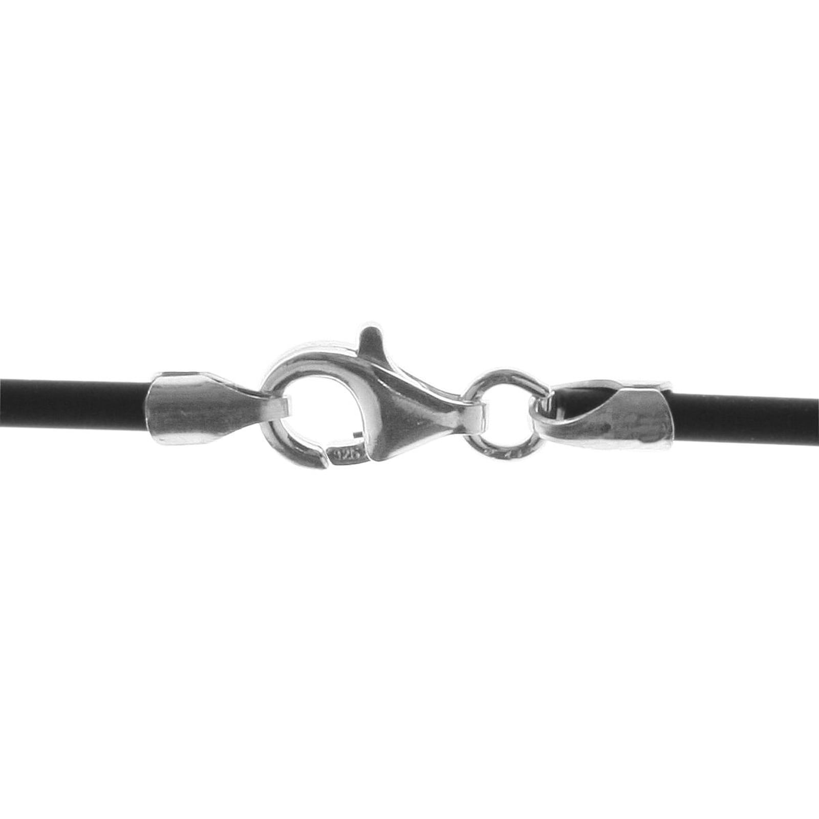 OSTSEE-SCHMUCK Halsreif »Ostsee-Schmuck Halsreif Kautschuk 2,0 mm«